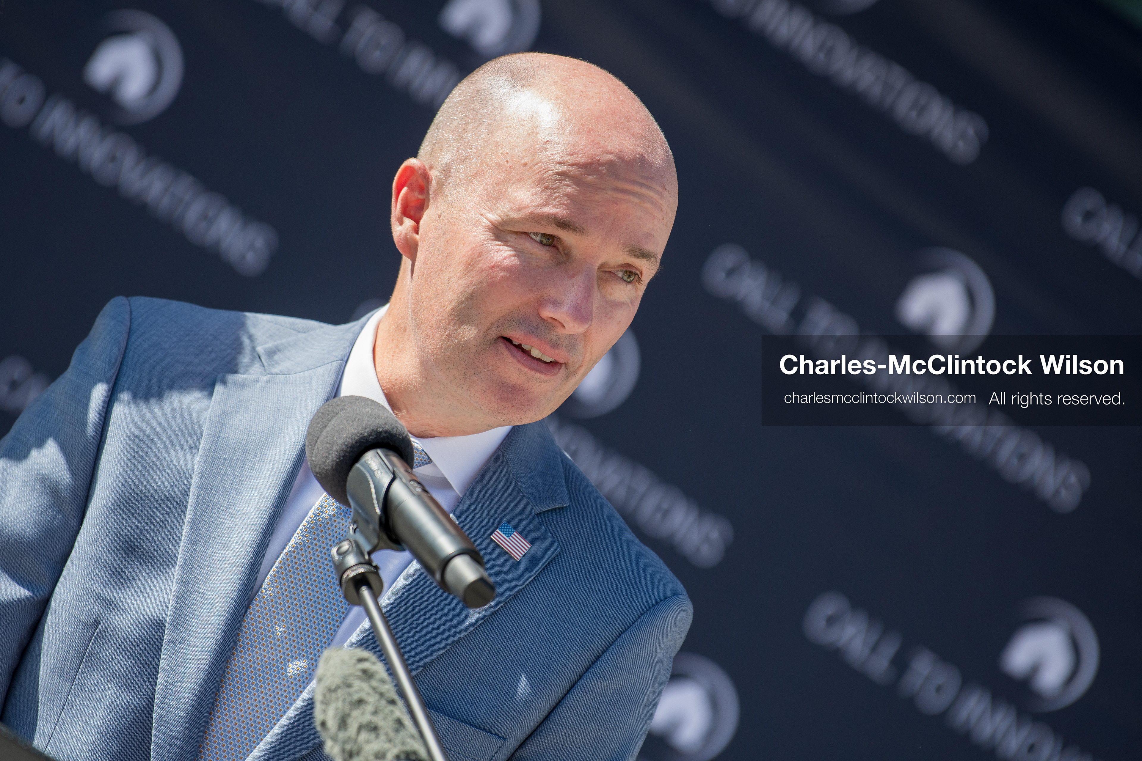 May 28, 2026, Lehi, Utah, USA: Utah Governor SPENCER COX speaks during the opening of Innovation Park at Holbrook Farms and the Lehi Rippy Literacy Center on May 28, 2026, in Lehi, Utah. (Credit Image: © Charles‑McClintock Wilson/ZUMA Press Wire)