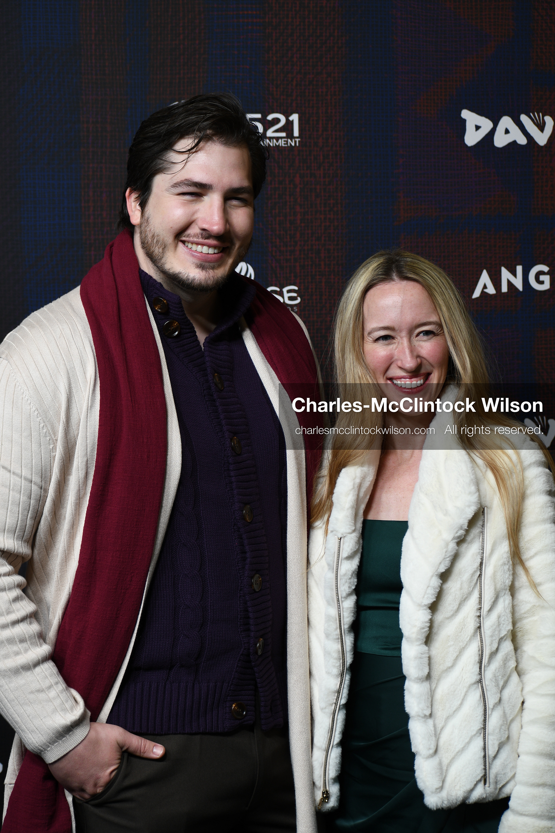 December 8, 2025, Lehi, Utah, USA: ADAM GOLD and AMBER GOLD attend the world premiere of DAVID at Megaplex Theatres Thanksgiving Point in Lehi, Utah, USA. (Credit Image: © Charles-McClintock Wilson/ZUMA Press Wire)