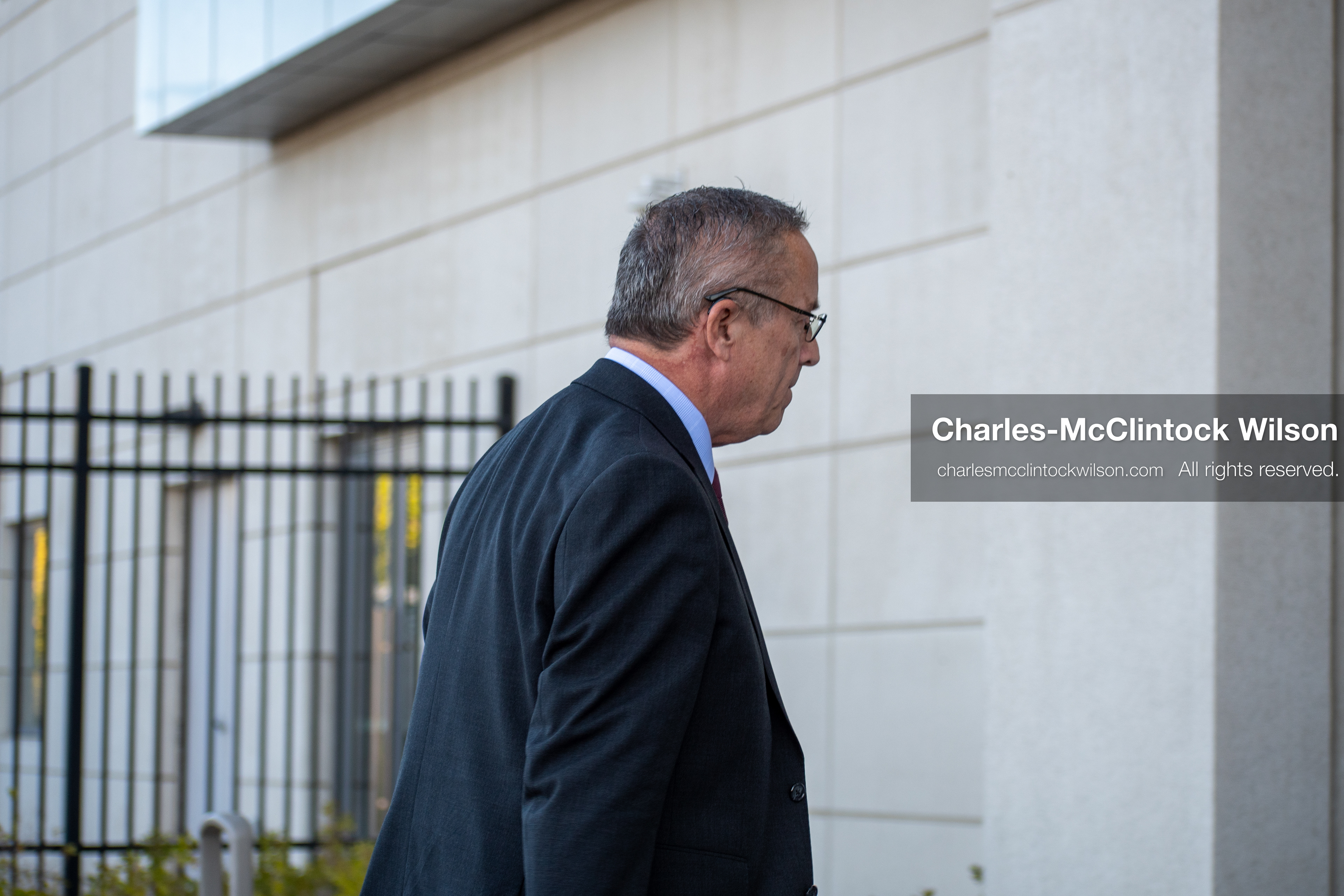 SEPTEMBER 29, 2025 — PROVO, UTAH, USA: Utah County Attorney Jeffrey Gray walks outside the Utah County Court ahead of a waiver hearing for Tyler Robinson. Robinson, charged with aggravated murder in the September 10 shooting death of conservative activist Charlie Kirk at Utah Valley University, appeared virtually for the proceedings. (Credit Image: © Charles‑McClintock Wilson / ZUMA Press Wire)