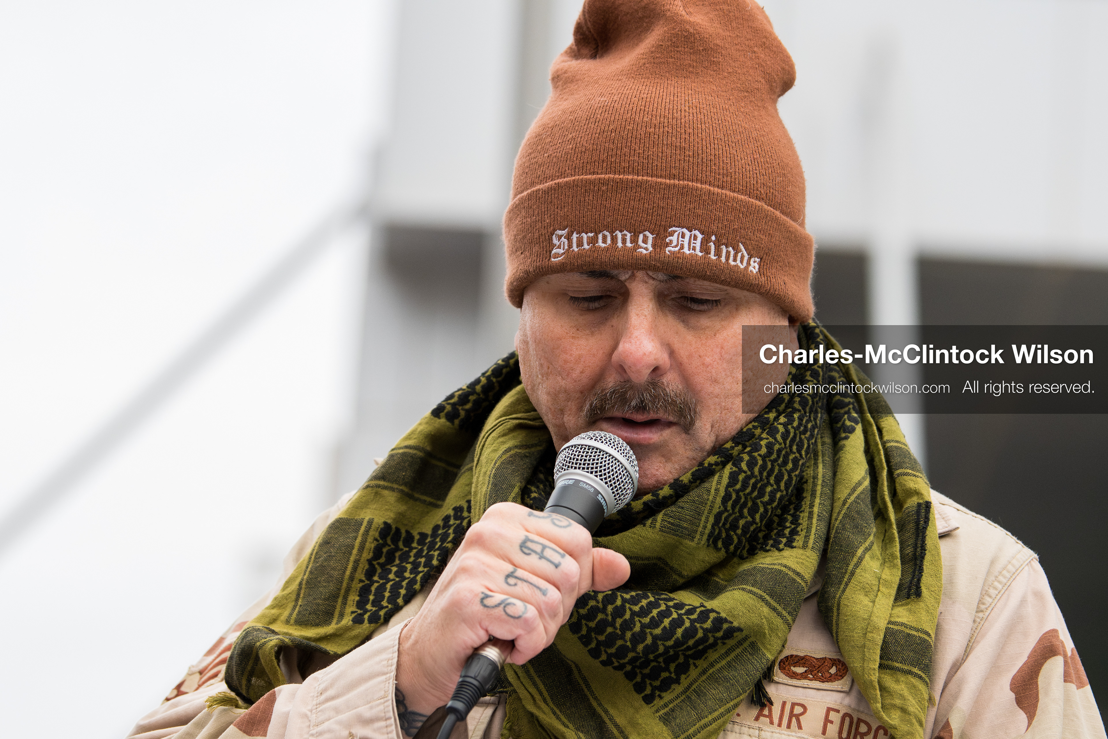 January 3, 2026, Salt Lake City, Utah, USA: A speaker addresses demonstrators during a protest against US military action in Venezuela outside the Wallace Federal Building in Salt Lake City, Utah. The protest was part of a nationwide mobilization opposing airstrikes and foreign intervention. (Credit Image: (c) Charles‑McClintock Wilson/ZUMA Press Wire)