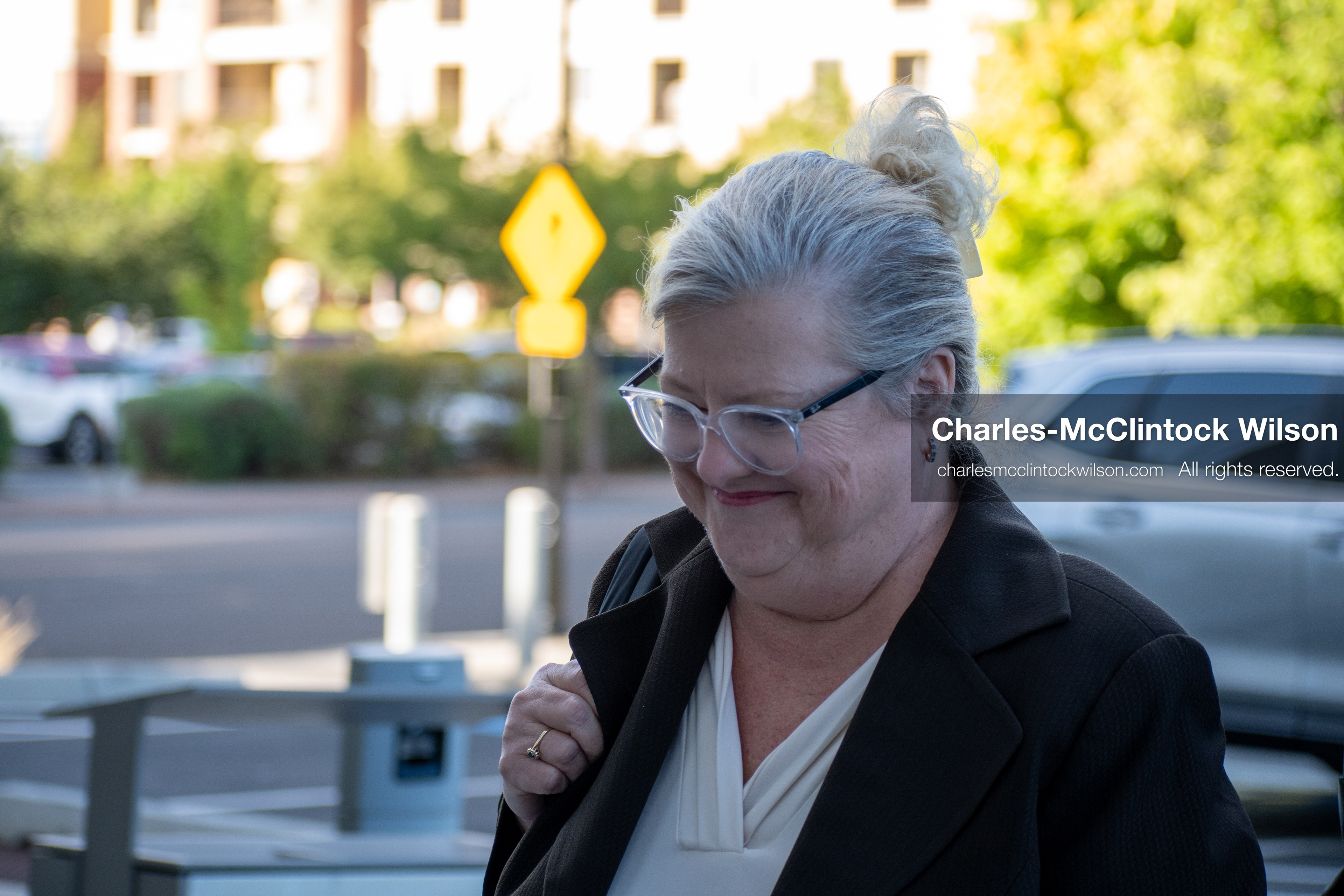 SEPTEMBER 29, 2025 — PROVO, UTAH, USA: Kathryn Nester, attorney for Tyler Robinson, walks outside the Utah County Court ahead of a waiver hearing. Robinson, charged with aggravated murder in the September 10 shooting death of conservative activist Charlie Kirk at Utah Valley University, appeared virtually for the proceedings. (Credit Image: © Charles‑McClintock Wilson / ZUMA Press Wire)