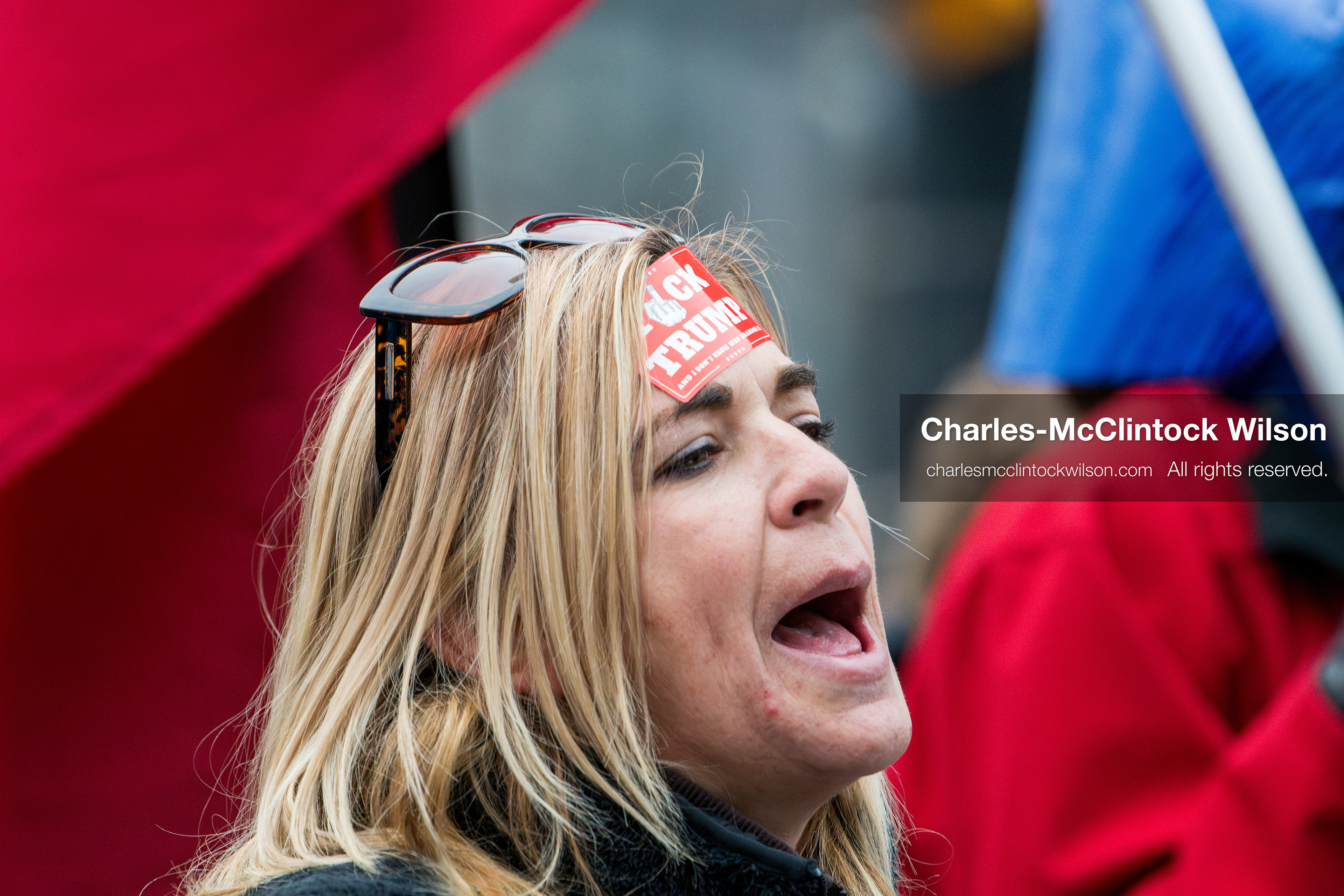 January 3, 2026, Salt Lake City, Utah, USA: A demonstrator participates in a protest against US action in Venezuela outside the Wallace Federal Building in Salt Lake City, Utah. Protesters held signs and flags as part of a nationwide mobilization responding to recent military developments. (Credit Image: (c) Charles‑McClintock Wilson/ZUMA Press Wire)