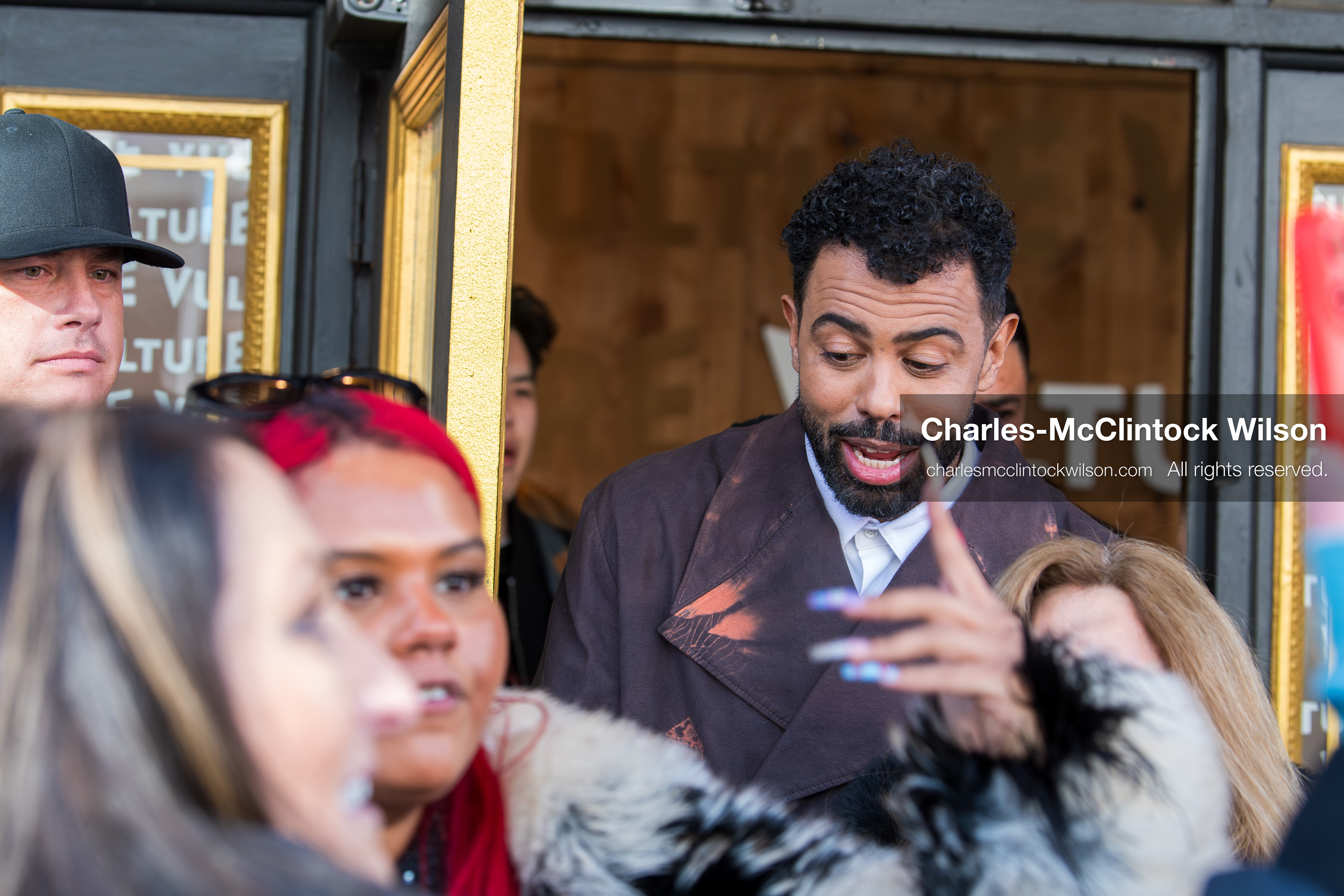 January 26, 2026, Park City, Utah, USA: US actor DAVEED DIGGS greets fans outside The Vulture Spot during the 2026 Sundance Film Festival in Park City, Utah. (Credit Image: © Charles McClintock Wilson/ZUMA Press Wire)