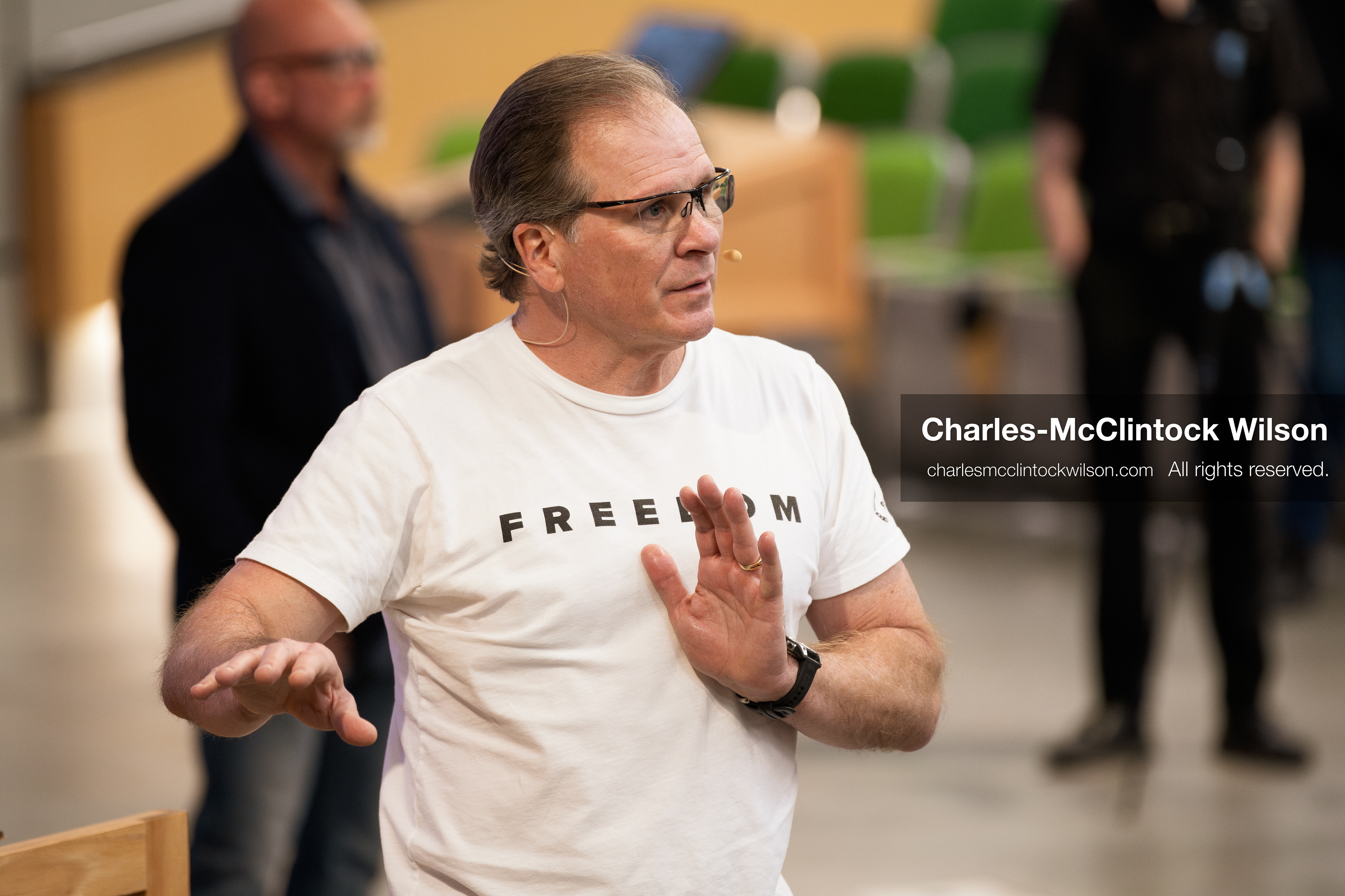 March 26, 2026, Orem, Utah, USA: US author, Christian apologist, and founder of http://CrossExamined.org Frank Turek speaks during a stop on his “Change My Mind” College Tour at Utah Valley University in Orem, Utah. The event, hosted by Ratio Christi, included discussions on faith, philosophy, and the problem of evil. (Credit Image: © Charles-McClintock Wilson/ZUMA Press Wire)