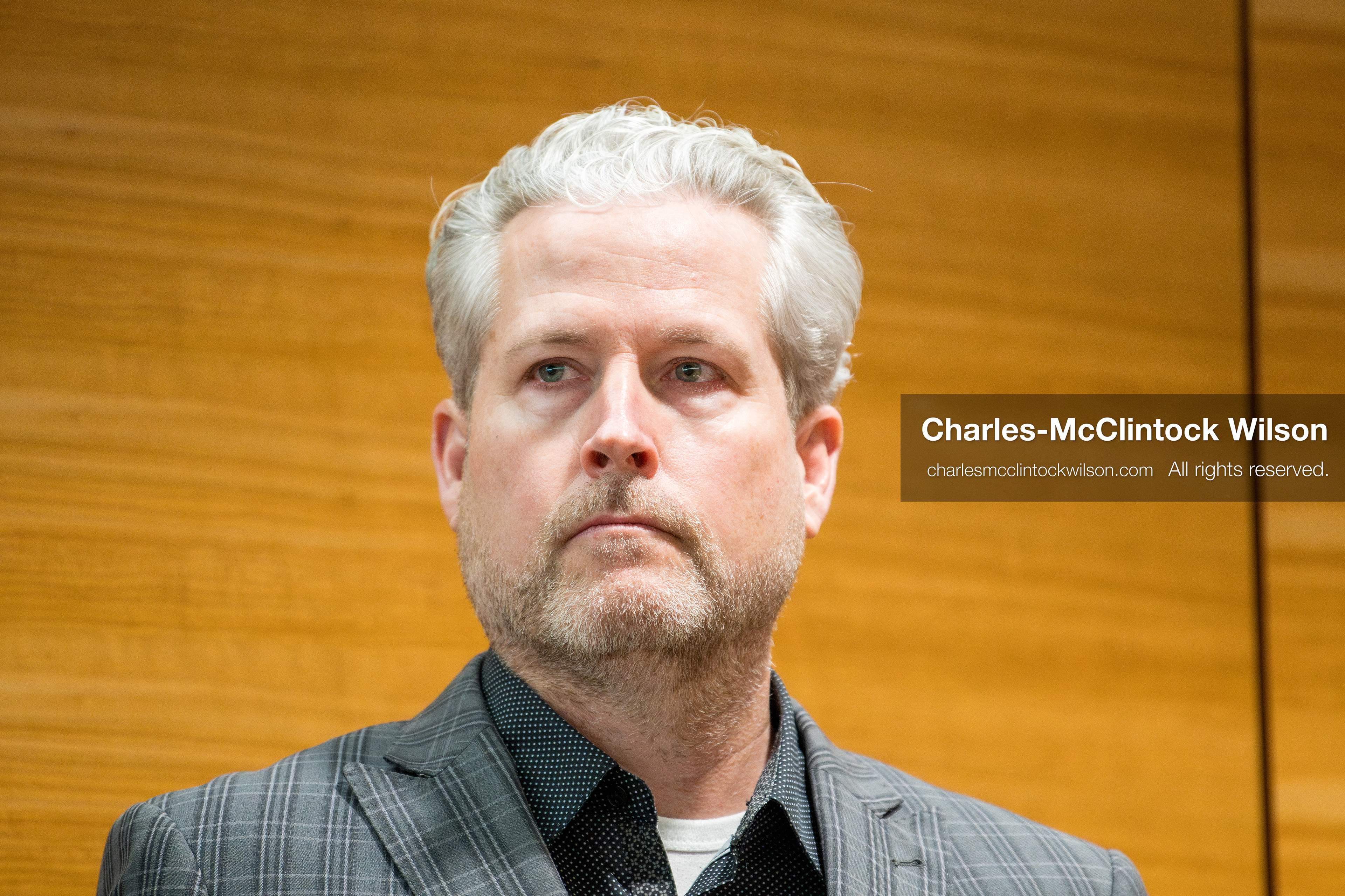 January 8, 2026, Salt Lake City, Utah, USA: Salt Lake City Police Department Chief of Staff GLEN MILLS listens as Salt Lake City Police Chief Brian Redd shares updates with members of the press during a briefing at the Salt Lake City Public Safety Building in Salt Lake City, Utah, on Jan. 8, 2026. Officials discussed the investigation into the shooting outside an LDS meetinghouse on Redwood Road the previous night, where 38 year old Sione Vatuvei and 46 year old Vaea Tulikihihifo were killed and six others were wounded during a memorial service. (Credit Image: © Charles-McClintock Wilson/ZUMA Press Wire)