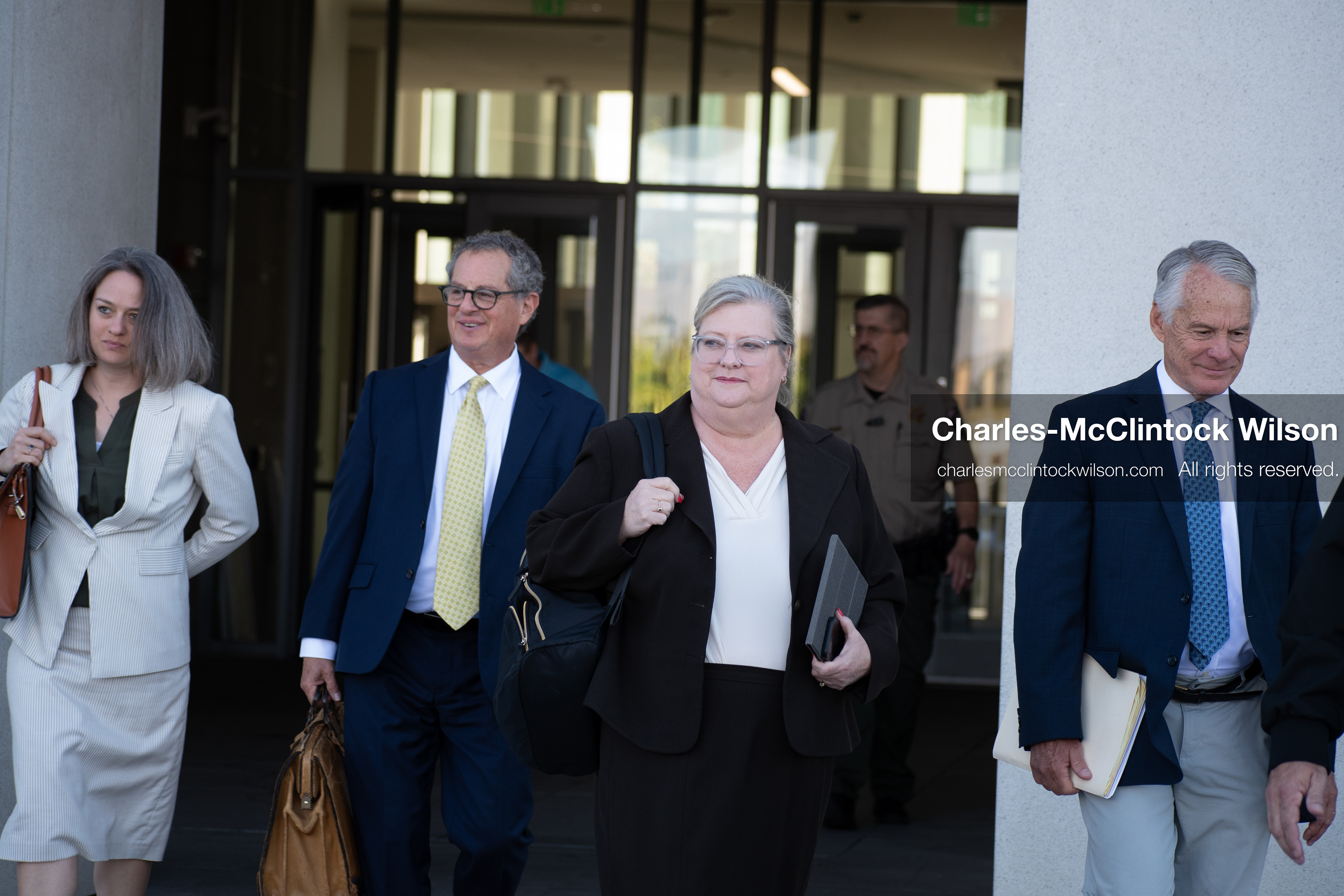 SEPTEMBER 29, 2025 — PROVO, UTAH, USA: Kathryn Nester, attorney for Tyler Robinson, walks outside the Utah County Court ahead of a waiver hearing. Robinson, charged with aggravated murder in the September 10 shooting death of conservative activist Charlie Kirk at Utah Valley University, appeared virtually for the proceedings. (Credit Image: © Charles‑McClintock Wilson / ZUMA Press Wire)