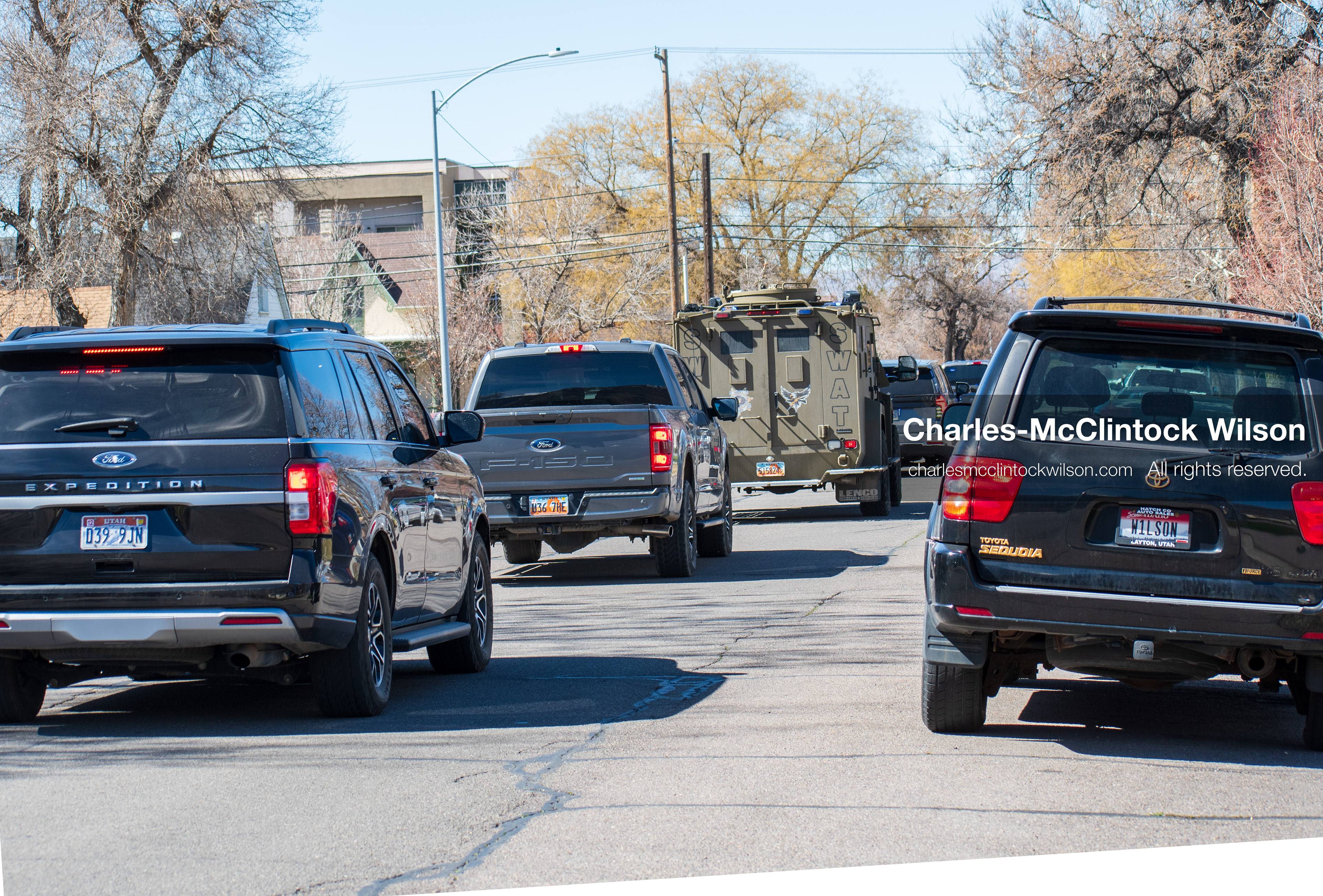March 13, 2026, Provo, Utah, USA: An armored Utah County Sheriff's vehicle transports Tyler Robinson away from the Fourth District Court in Provo, Utah, on March 13, 2026, following a hearing on media access in the case involving the death of American political activist Charlie Kirk. (Credit Image: © Charles-McClintock Wilson/ZUMA Press Wire)