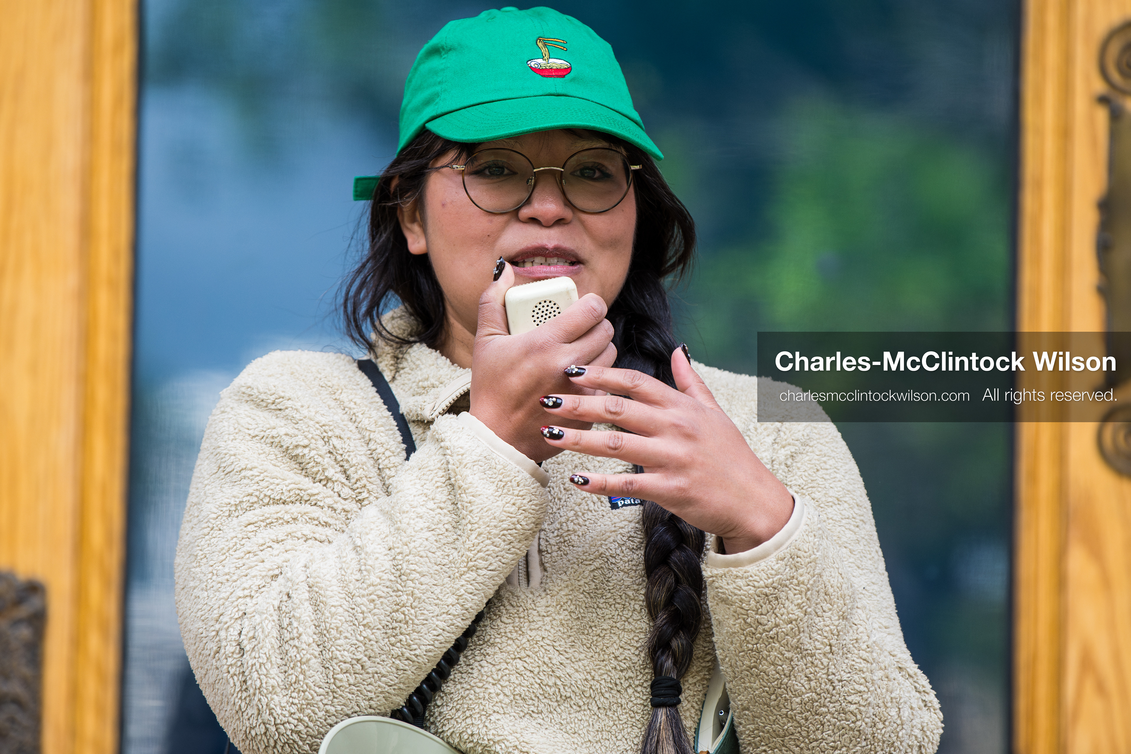April 22, 2026, Salt Lake City, Utah, USA: A participant speaks during an Earth Day event hosted by Sunrise University of Utah at the Salt Lake City and County Building. The gathering brought together students, community members, and speakers to highlight sustainability issues affecting Utah. (Credit Image: © Charles-McClintock Wilson/ZUMA Press Wire)