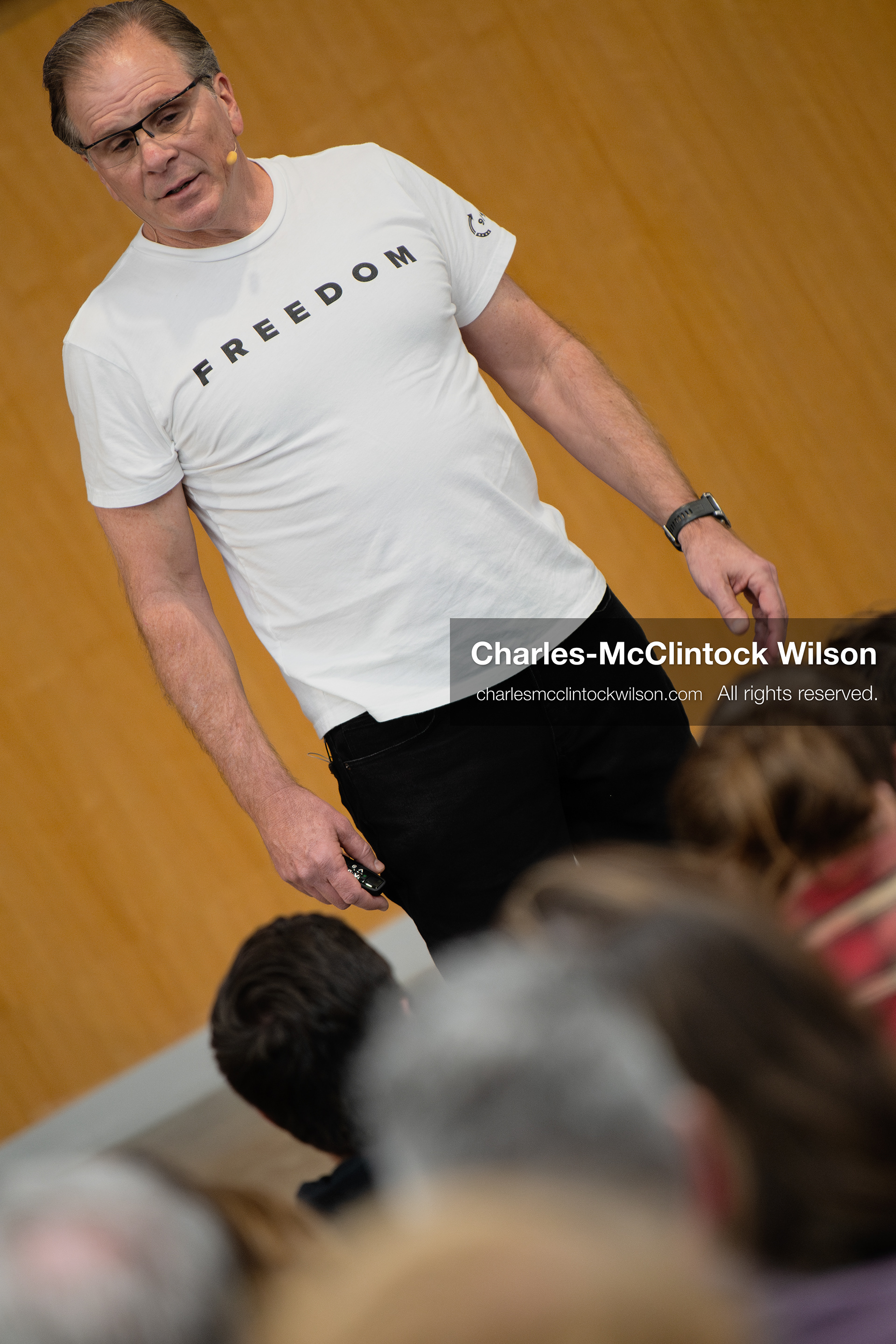 March 26, 2026, Orem, Utah, USA: US author, Christian apologist, and founder of http://CrossExamined.org Frank Turek speaks during a stop on his “Change My Mind” College Tour at Utah Valley University in Orem, Utah. The event, hosted by Ratio Christi, included discussions on faith, philosophy, and the problem of evil. (Credit Image: © Charles-McClintock Wilson/ZUMA Press Wire)