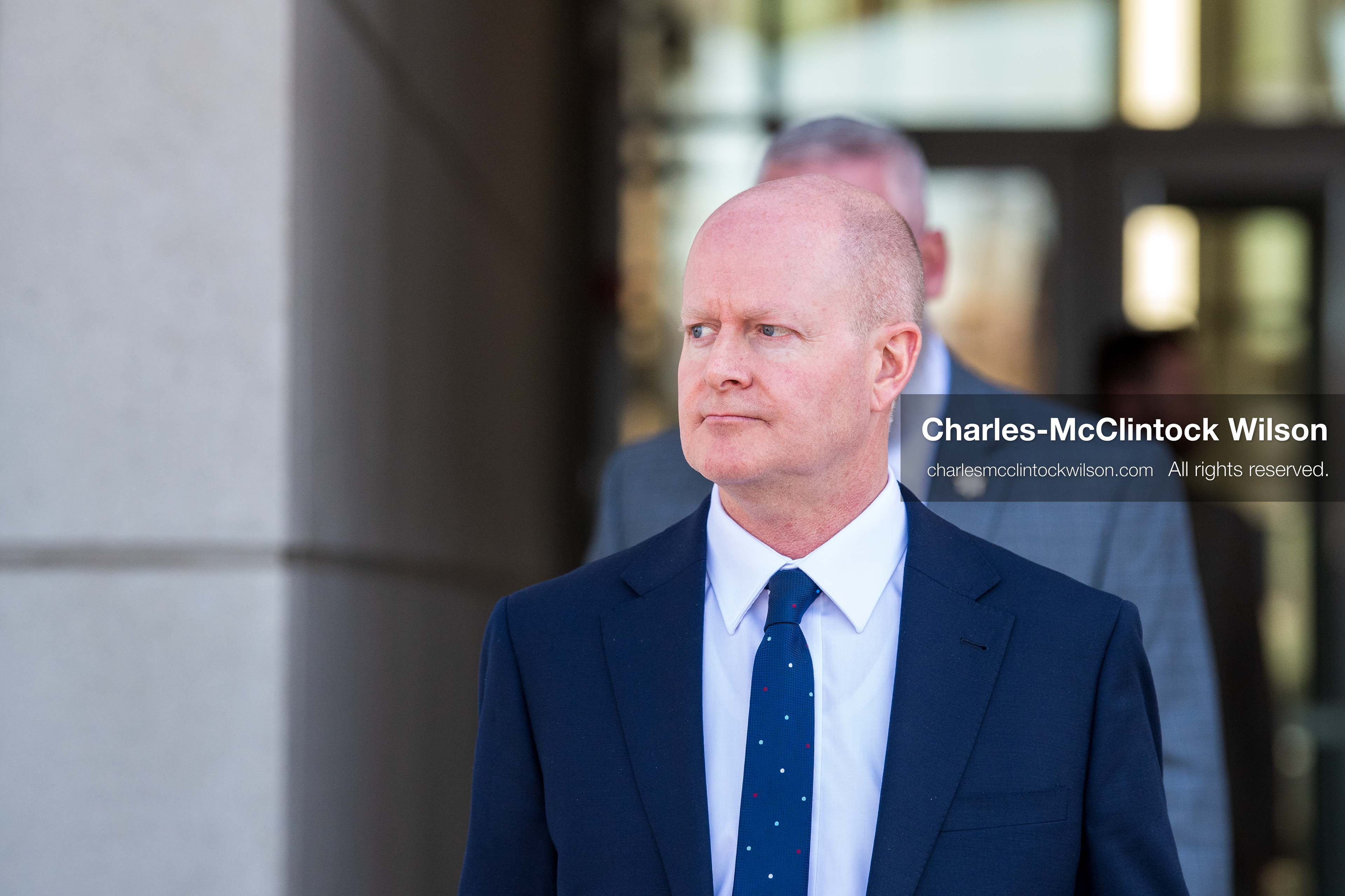 March 13, 2026, Provo, Utah, USA: Deputy Utah County Attorney CHAD GRUNANDER leaves the Fourth District Court in Provo, Utah, on March 13, 2026, following a hearing on media access in the Tyler Robinson case involving the death of American political activist Charlie Kirk. (Credit Image: © Charles-McClintock Wilson/ZUMA Press Wire)