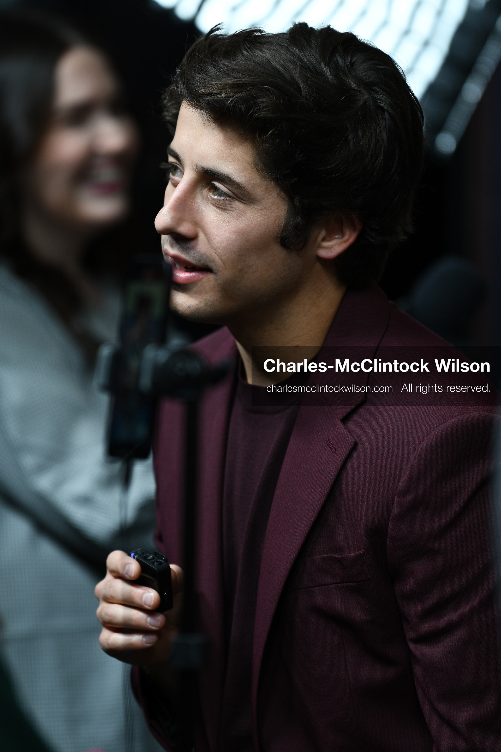 December 8, 2025, Lehi, Utah, USA: BRANDON ENGMAN, voice of young David, arrives for the world premiere of DAVID at Megaplex Theatres Thanksgiving Point in Lehi, Utah, USA. (Credit Image: © Charles-McClintock Wilson/ZUMA Press Wire)