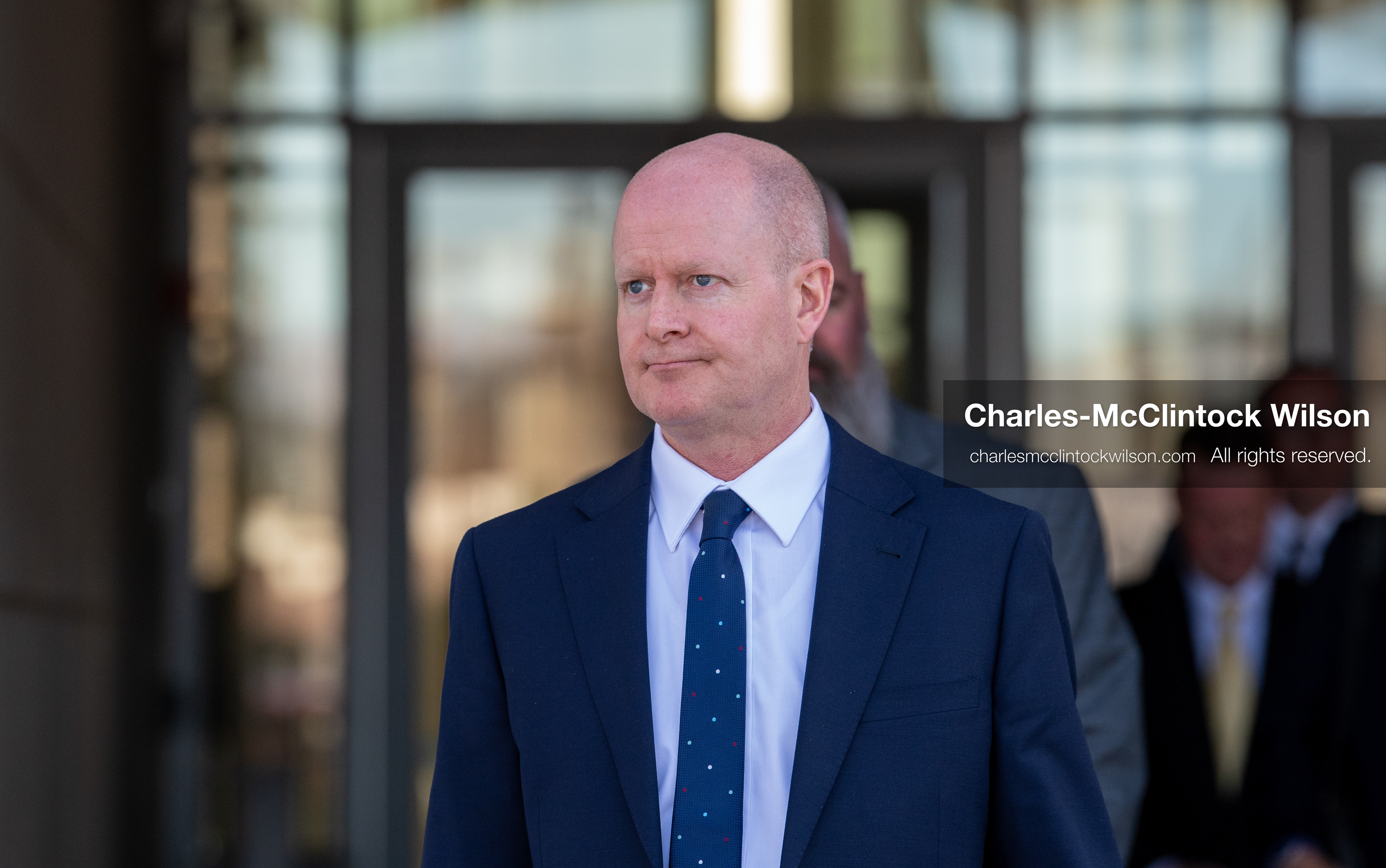 March 13, 2026, Provo, Utah, USA: Deputy Utah County Attorney CHAD GRUNANDER leaves the Fourth District Court in Provo, Utah, on March 13, 2026, following a hearing on media access in the Tyler Robinson case involving the death of American political activist Charlie Kirk. (Credit Image: © Charles-McClintock Wilson/ZUMA Press Wire)