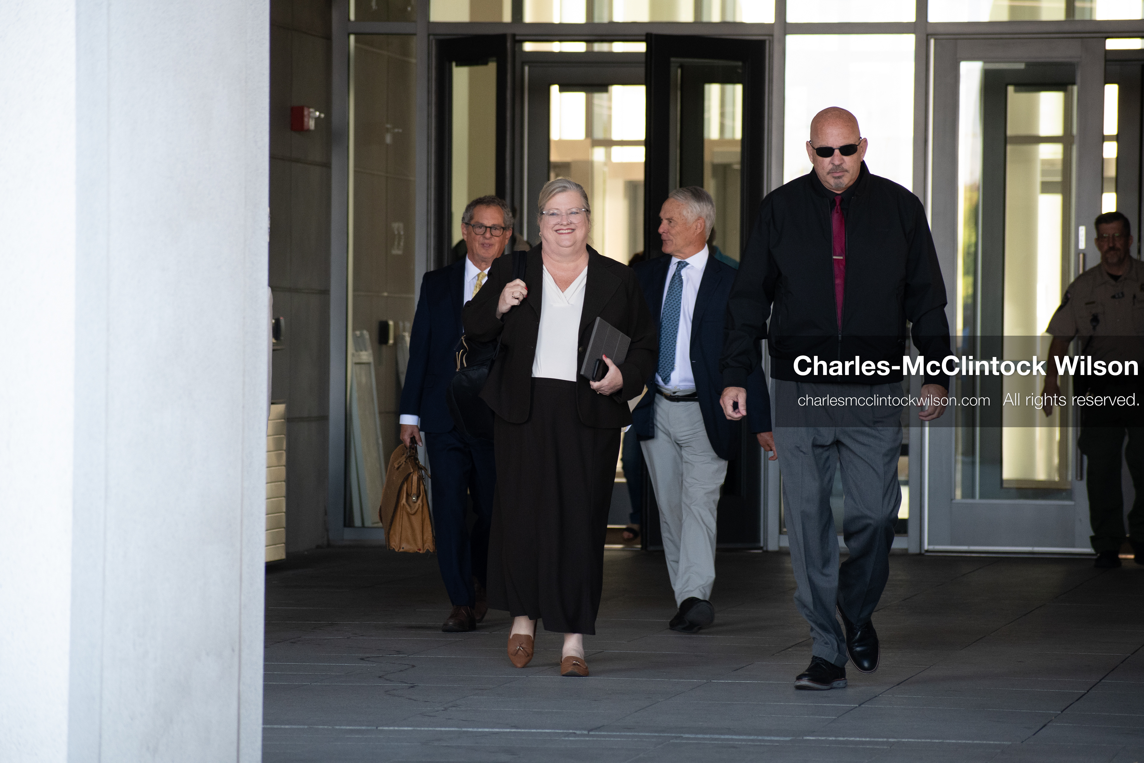 SEPTEMBER 29, 2025 — PROVO, UTAH, USA: Kathryn Nester, attorney for Tyler Robinson, walks outside the Utah County Court ahead of a waiver hearing. Robinson, charged with aggravated murder in the September 10 shooting death of conservative activist Charlie Kirk at Utah Valley University, appeared virtually for the proceedings. (Credit Image: © Charles‑McClintock Wilson / ZUMA Press Wire)