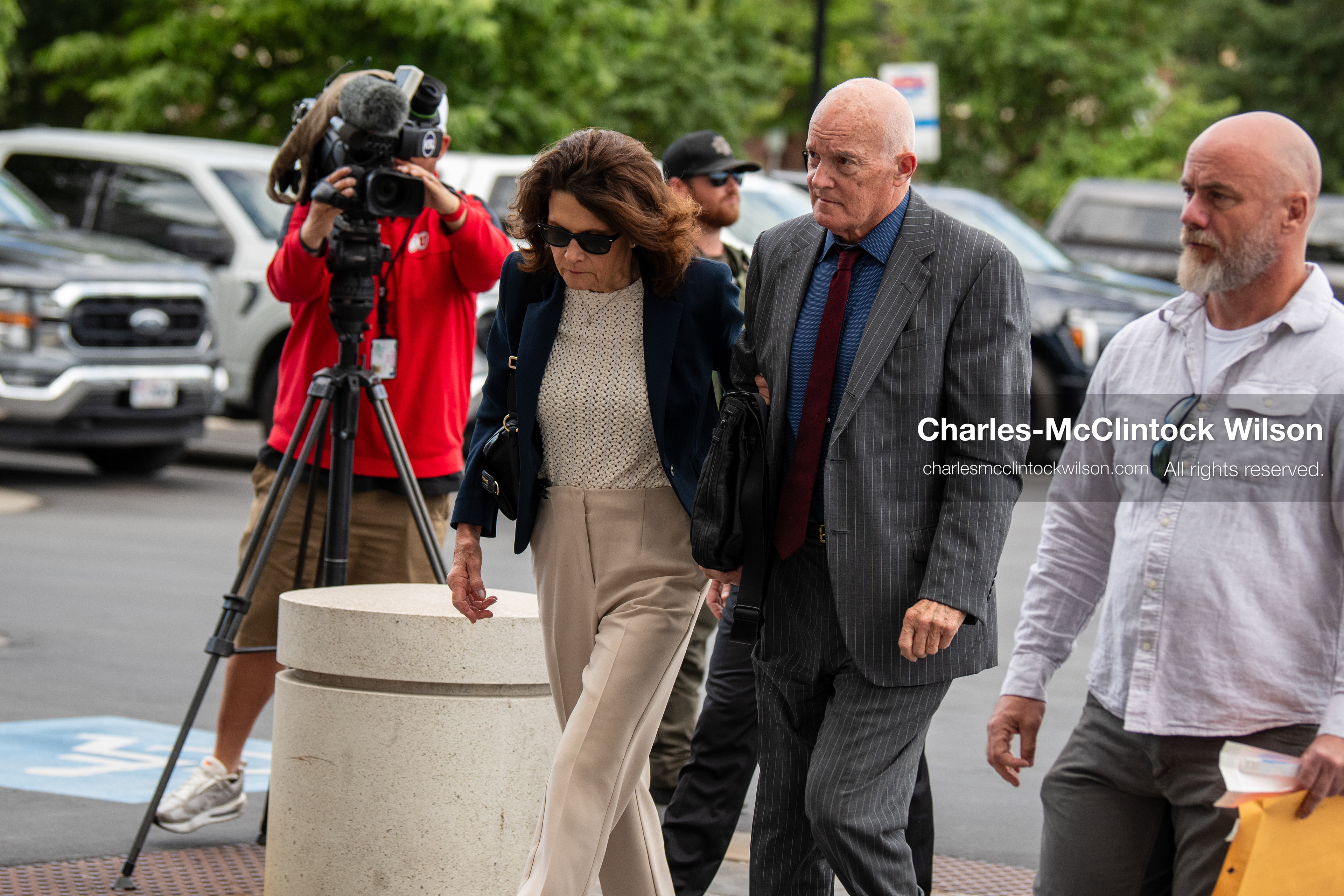 July 10, 2026, Provo, Utah, USA: Charlie Kirk parents Robert and Carrie Kirk arrive at the Fourth District Court in Provo Utah for the fifth day of the preliminary hearing in the Tyler Robinson case. (Credit Image: © Charles-McClintock Wilson/ZUMA Press Wire)