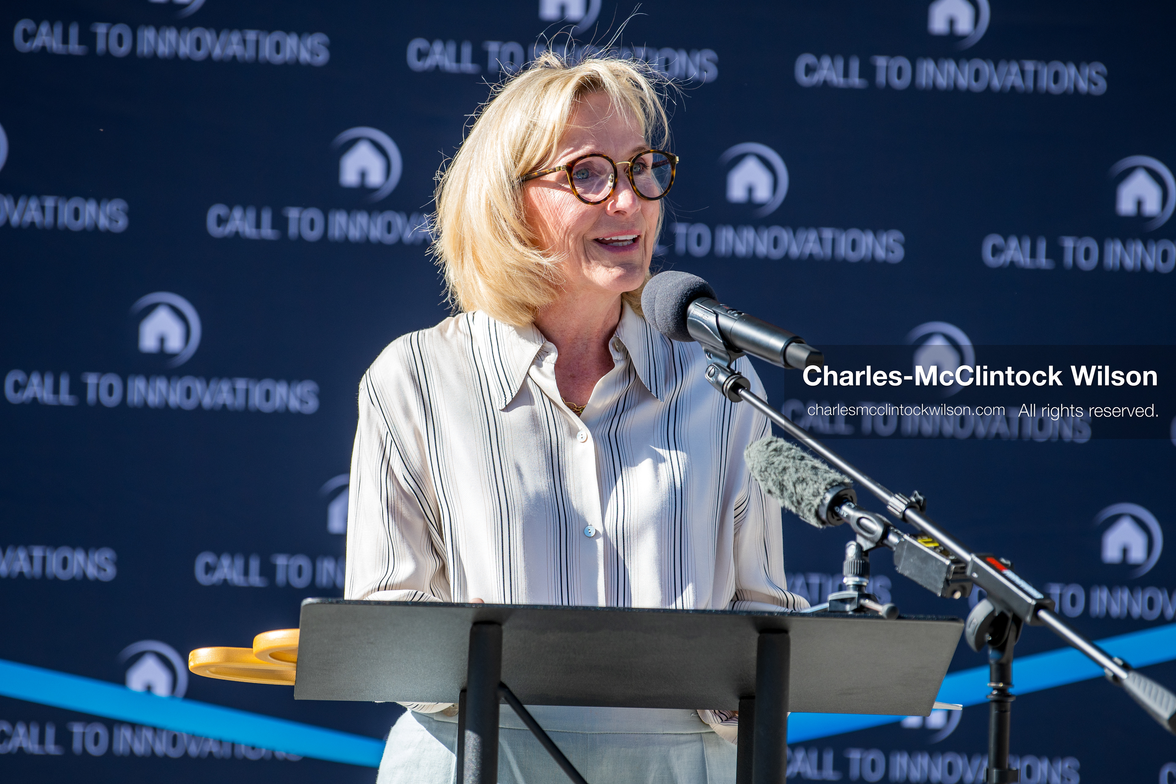 May 28, 2026, Lehi, Utah, USA: CHRISTINE IVORY, cofounder of Ivory Innovations, speaks during the opening of Innovation Park at Holbrook Farms and the Lehi Rippy Literacy Center on May 28 2026 in Lehi Utah. (Credit Image: © Charles-McClintock Wilson/ZUMA Press Wire)