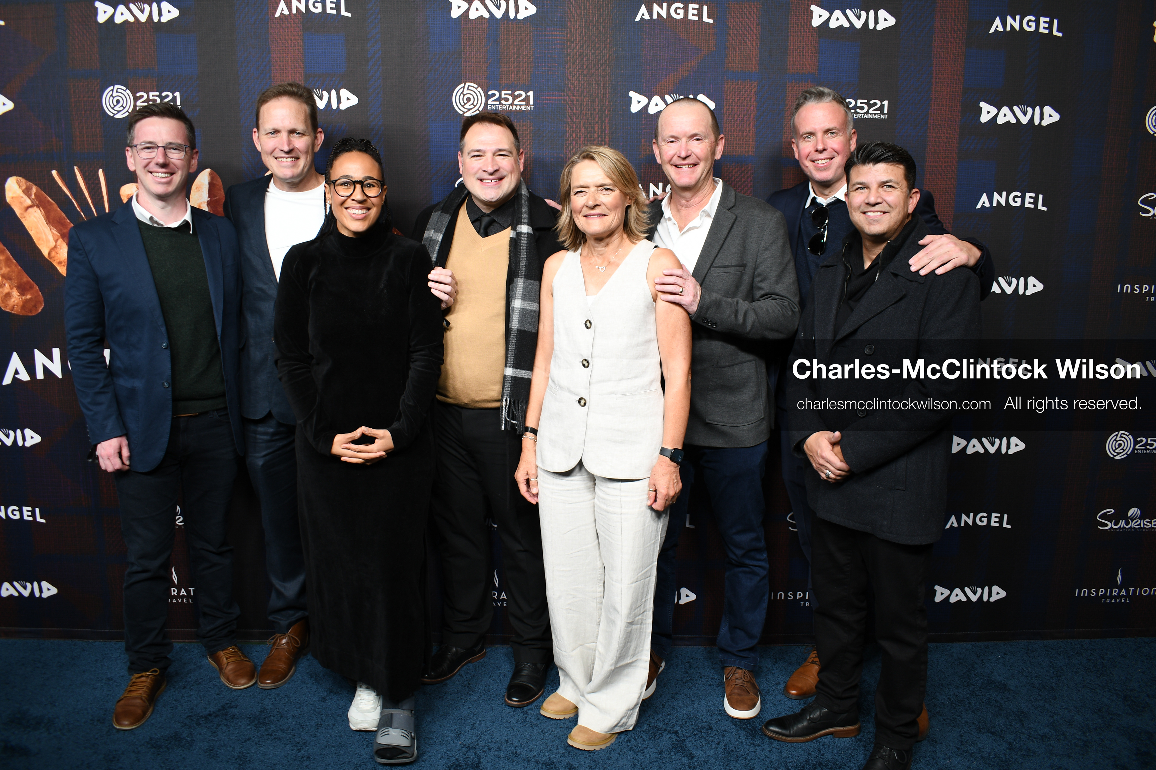 December 8, 2025, Lehi, Utah, USA: Cast and crew attend the world premiere of ''David'' at Megaplex Theatres Thanksgiving Point in Lehi, Utah, USA. (Credit Image: © Charles-McClintock Wilson/ZUMA Press Wire)