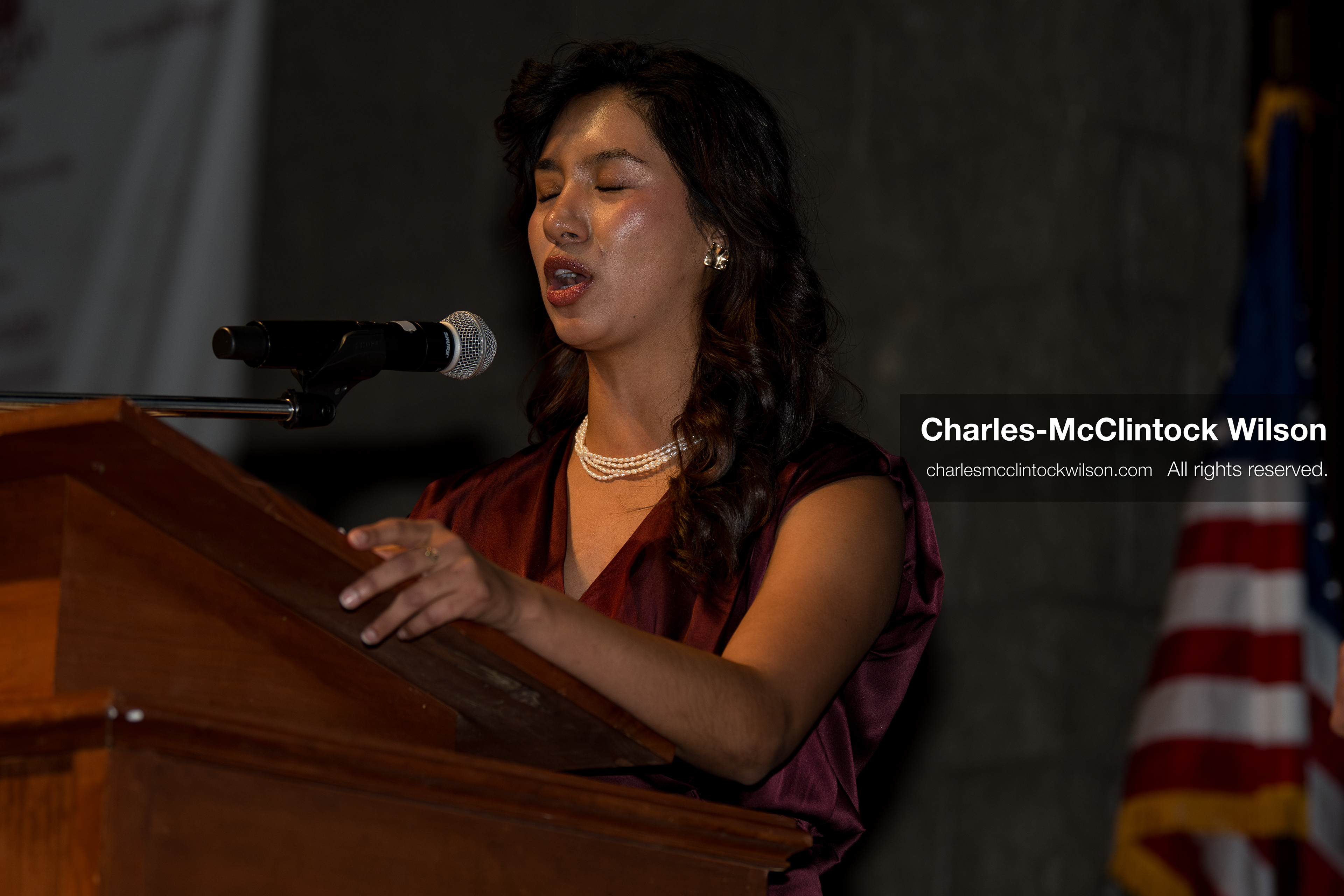 April 25, 2026, Sandy, Utah, USA: EVA LOPEZ CHAVEZ, a Salt Lake City Council member and a candidate for the Democratic nomination in Utah's 1st Congressional District, speaks during the 2026 Utah Democratic Convention at Jordan High School in Sandy. (Credit Image: © Charles-McClintock Wilson/ZUMA Press Wire)