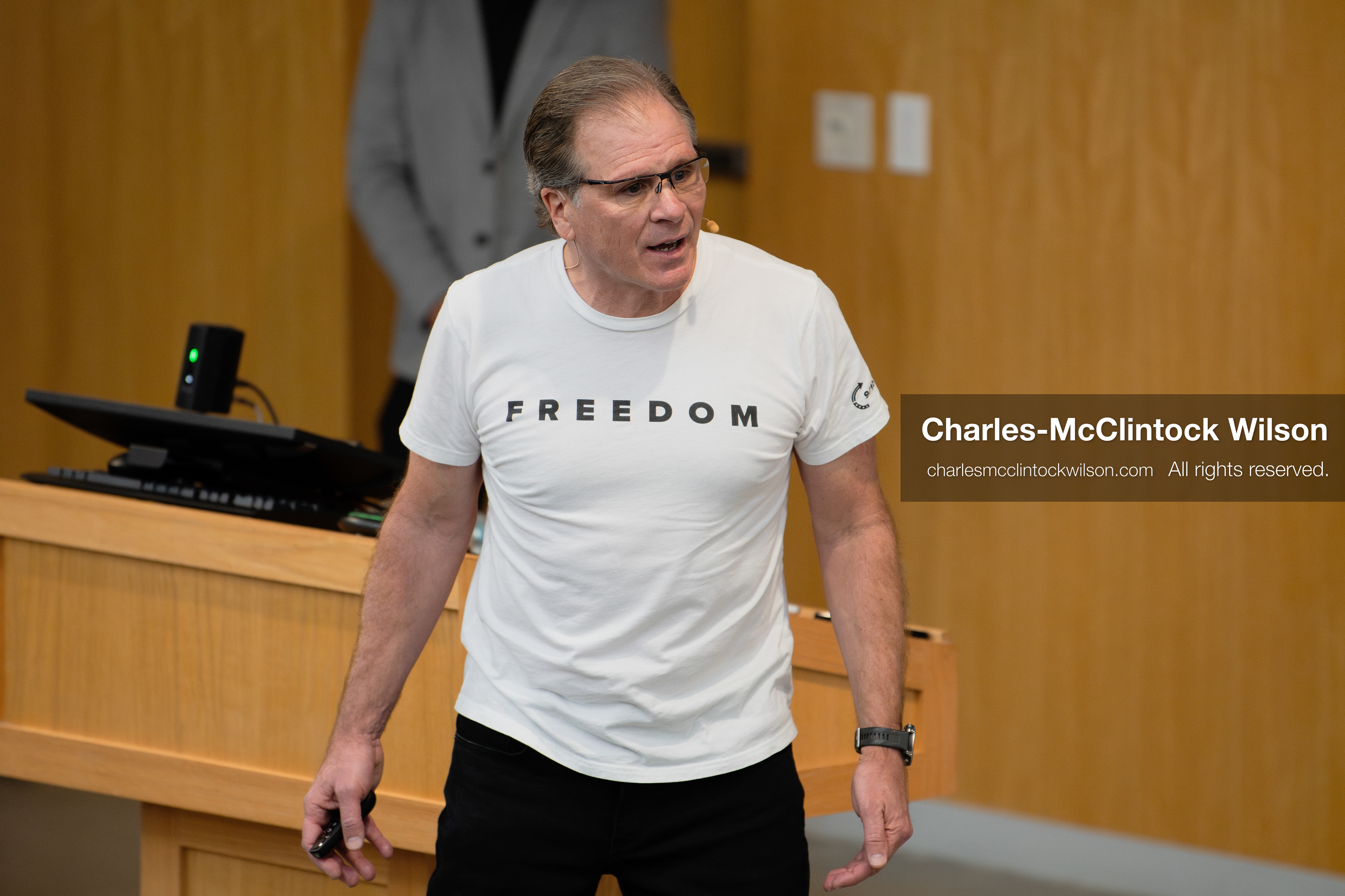 March 26, 2026, Orem, Utah, USA: US author, Christian apologist, and founder of http://CrossExamined.org Frank Turek speaks during a stop on his “Change My Mind” College Tour at Utah Valley University in Orem, Utah. The event, hosted by Ratio Christi, included discussions on faith, philosophy, and the problem of evil. (Credit Image: © Charles-McClintock Wilson/ZUMA Press Wire)