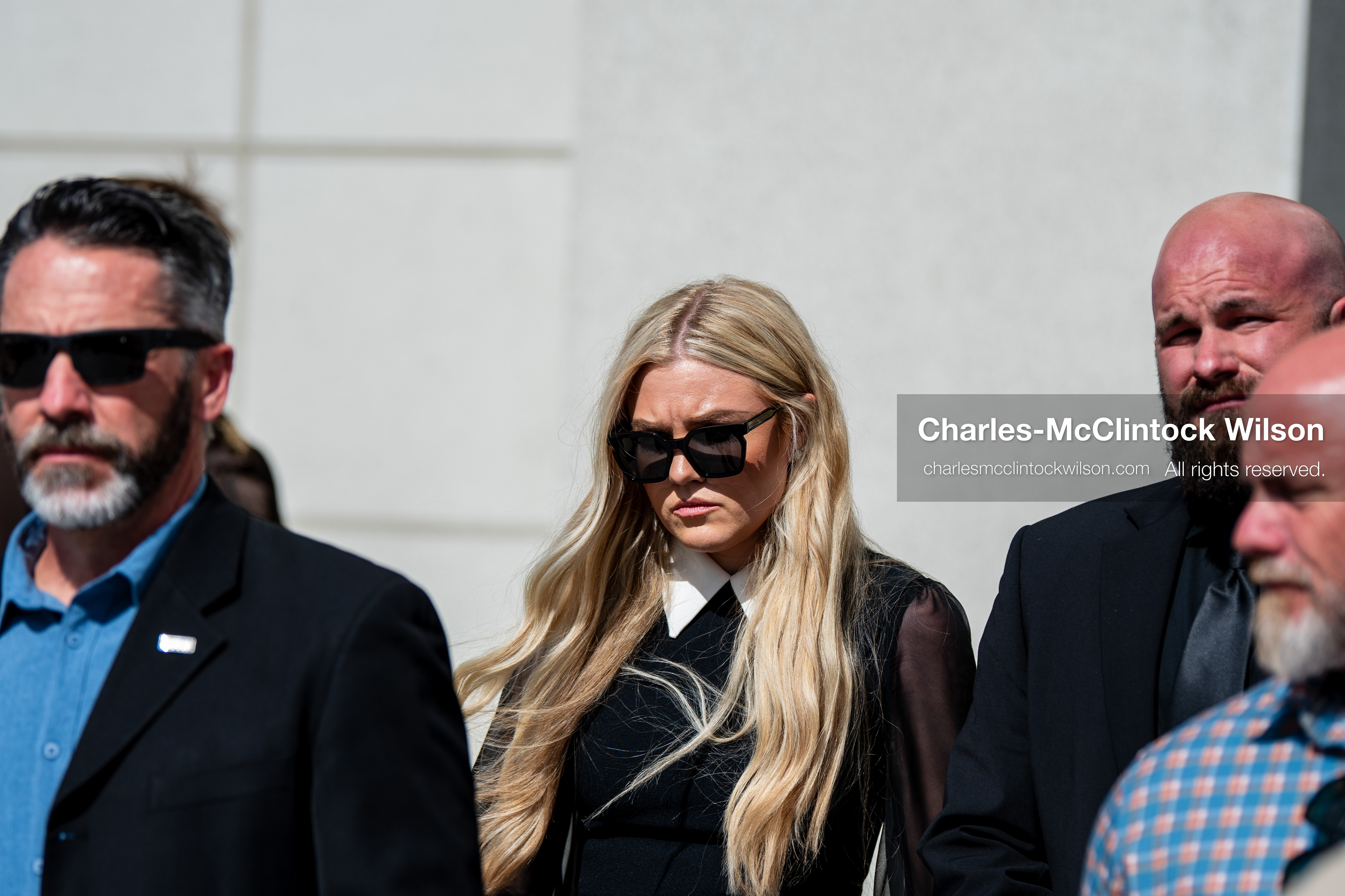  July 6, 2026, Provo, Utah, USA: ERIKA KIRK, CEO of Turning Point USA and widow of conservative activist Charlie Kirk, leaves the Fourth District Court in Provo following the preliminary hearing in the Tyler Robinson case. The hearing will determine whether prosecutors have established probable cause for the case to proceed. (Credit Image: © Charles-McClintock Wilson/ZUMA Press Wire)