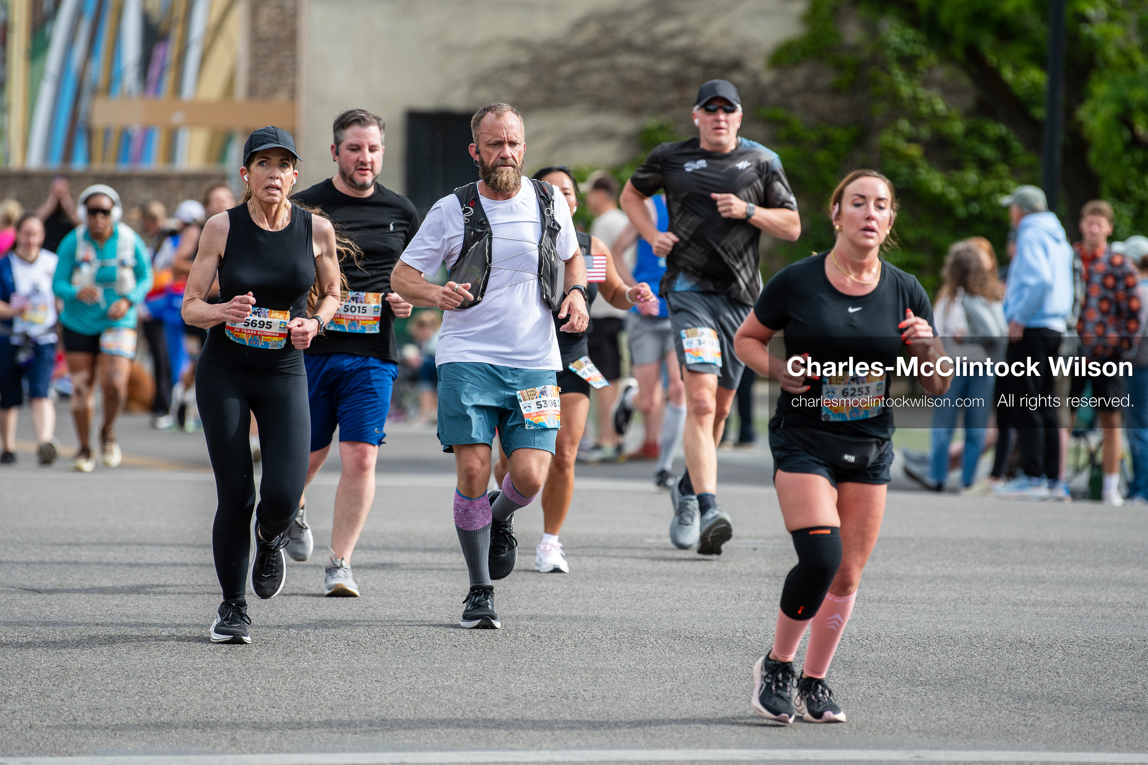 May 16, 2026, Ogden, Utah, USA: Runners make their way along the course during the 25th Annual America First Ogden Marathon in Ogden, Utah, on Saturday, May 16, 2026. The event drew thousands of participants and spectators for the milestone 25th running of the marathon. (Credit Image: © Charles-McClintock Wilson/ZUMA Press Wire)