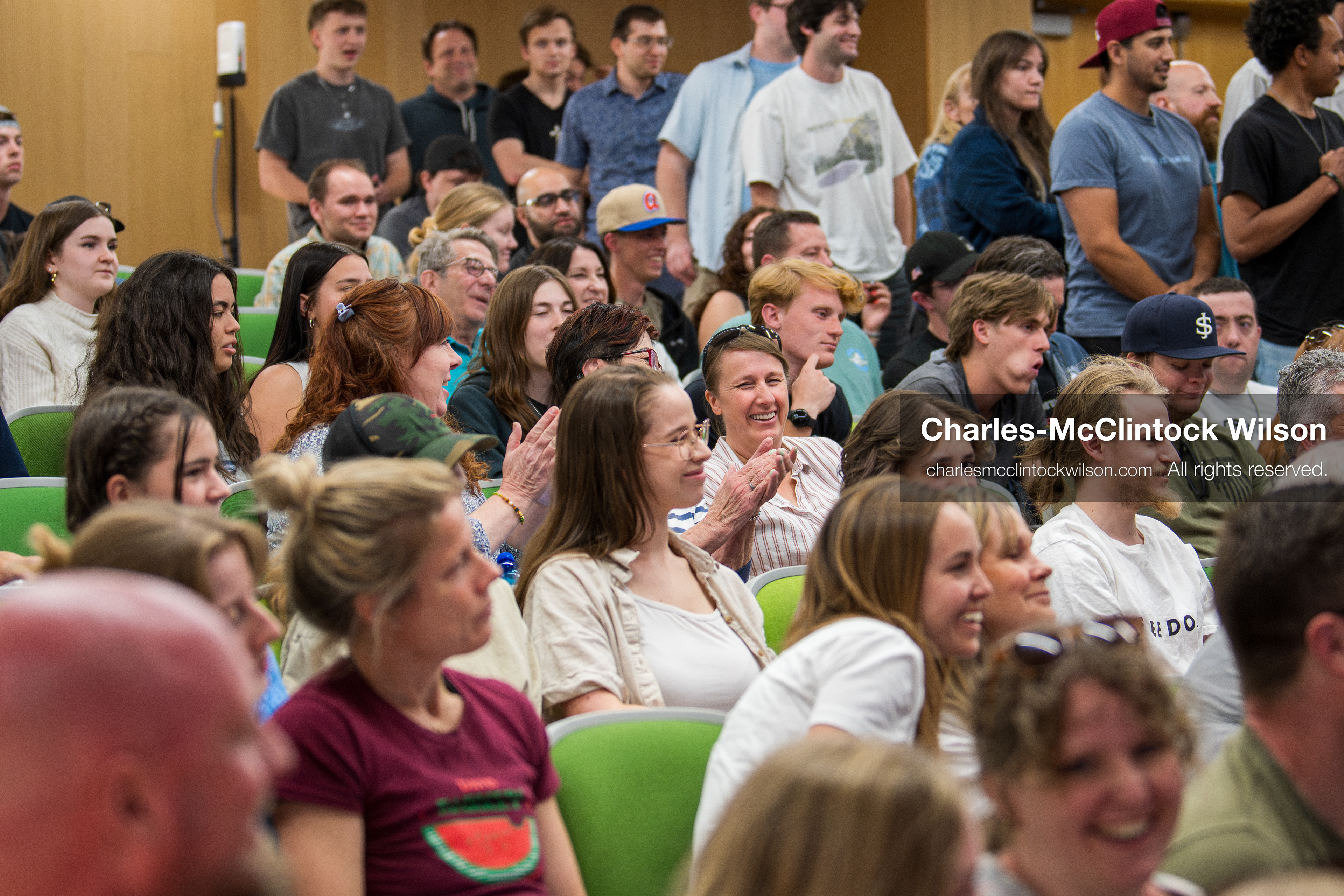 March 26, 2026, Orem, Utah, USA: Audience members fill a lecture hall during Frank Turek’s “Change My Mind” College Tour event at Utah Valley University in Orem, Utah. (Credit Image: © Charles McClintock Wilson/ZUMA Press Wire)