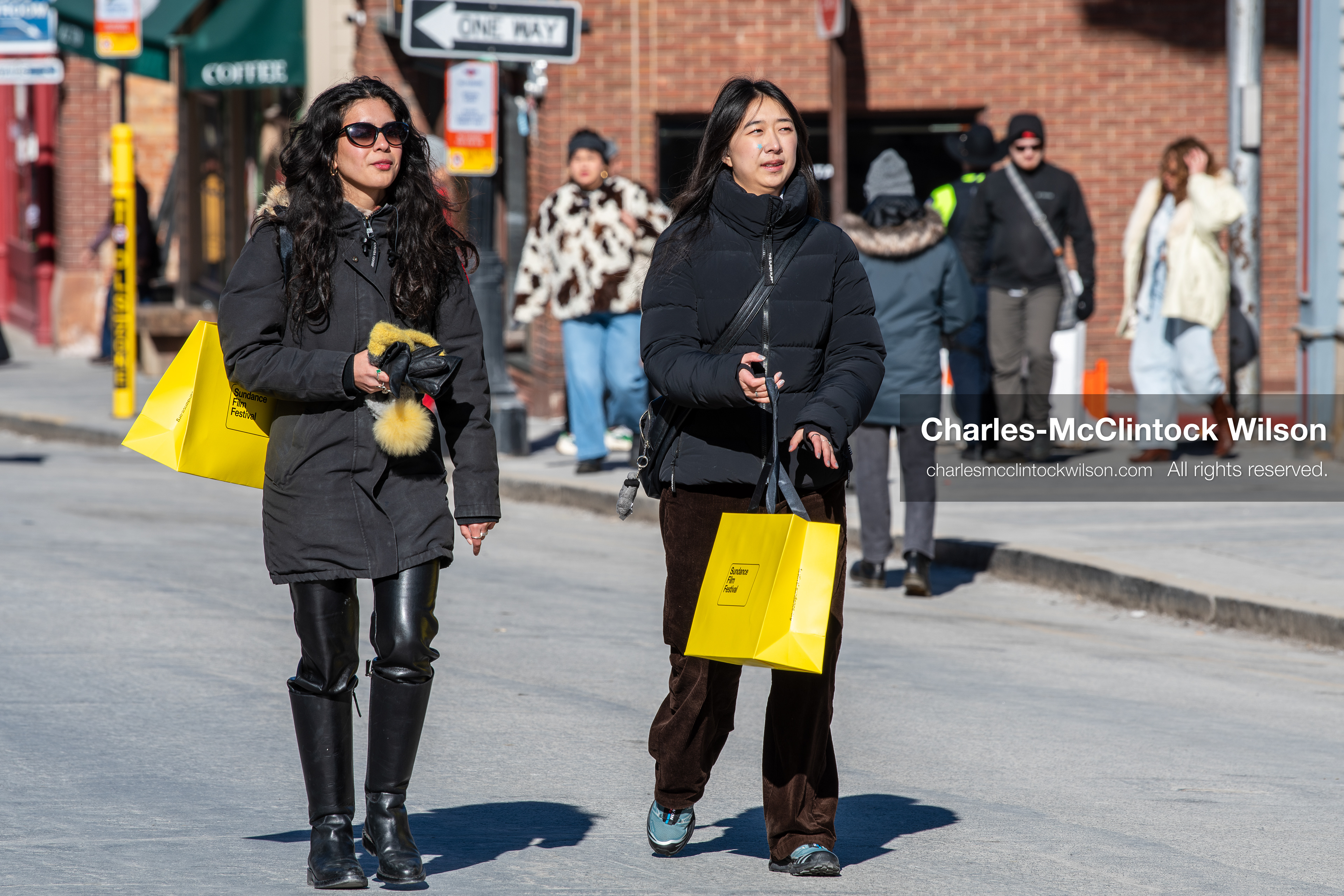  January 26, 2026, Park City, Utah, USA: Pedestrians walk along Main Street during the 2026 Sundance Film Festival in Park City, Utah, on Monday, Jan. 26, 2026. (Credit Image: © Charles McClintock Wilson/ZUMA Press Wire)