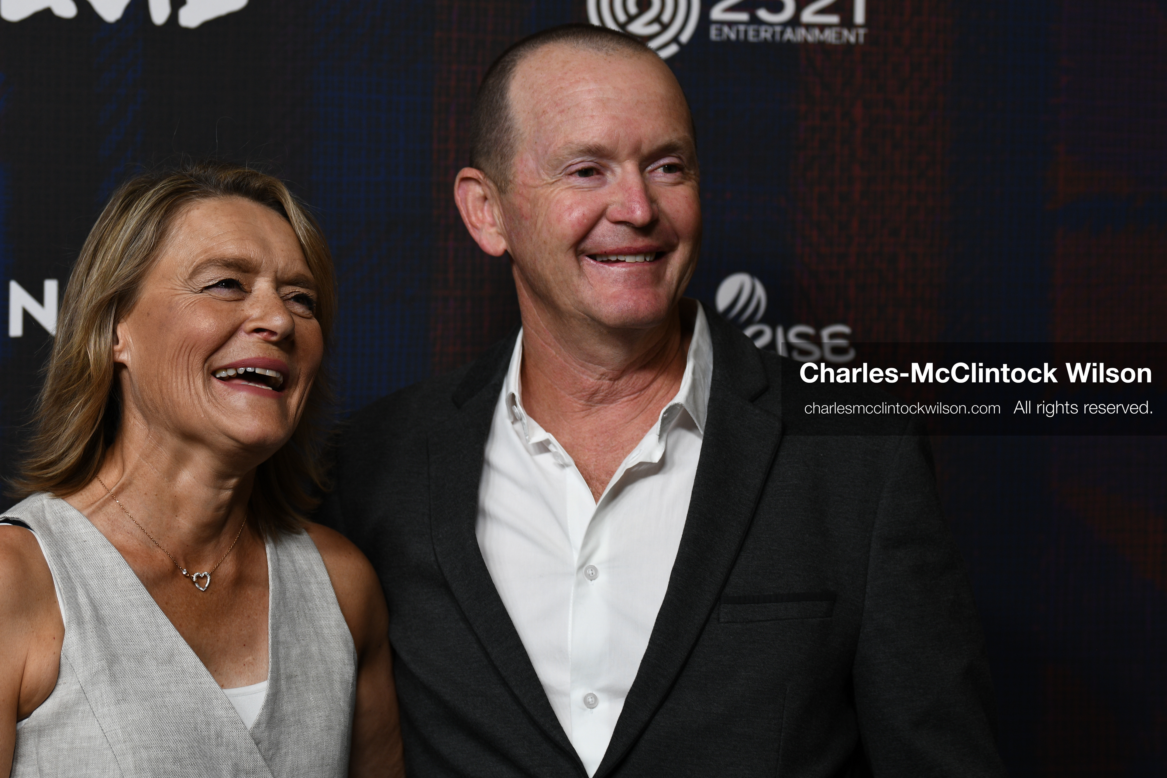 December 8, 2025, Lehi, Utah, USA: JACQUI CUNNINGHAM and PHIL CUNNINGHAM attend the world premiere of DAVID at Megaplex Theatres Thanksgiving Point in Lehi, Utah, USA. (Credit Image: © Charles-McClintock Wilson/ZUMA Press Wire)