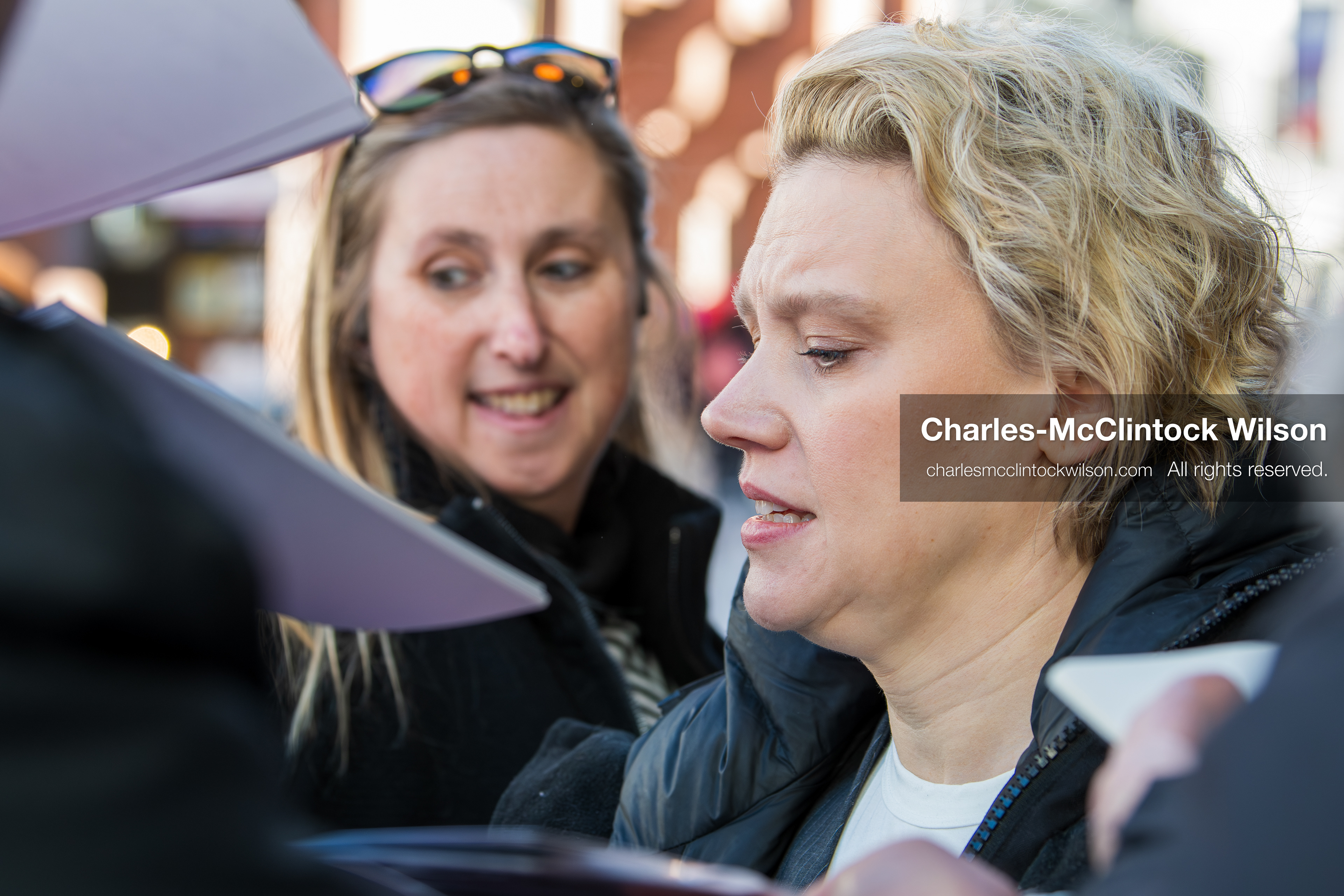 January 26, 2026, Park City, Utah, USA: US actress and comedian KATE MCKINNON signs autographs while leaving The Vulture Spot during the 2026 Sundance Film Festival in Park City, Utah. (Credit Image: © Charles McClintock Wilson/ZUMA Press Wire)