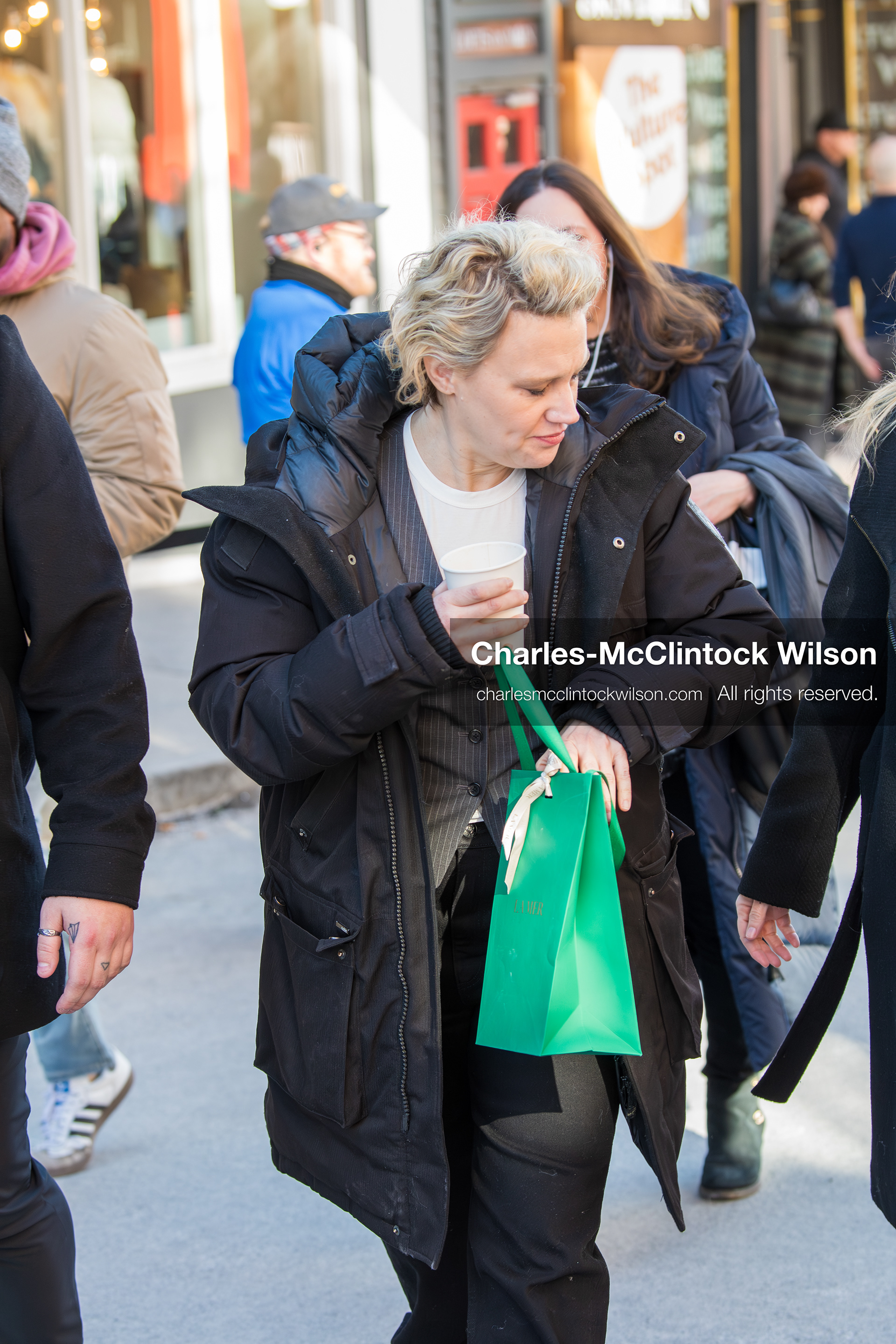 January 26, 2026, Park City, Utah, USA: US actress and comedian KATE MCKINNON leaves The Vulture Spot during the 2026 Sundance Film Festival in Park City, Utah. (Credit Image: © Charles McClintock Wilson/ZUMA Press Wire)