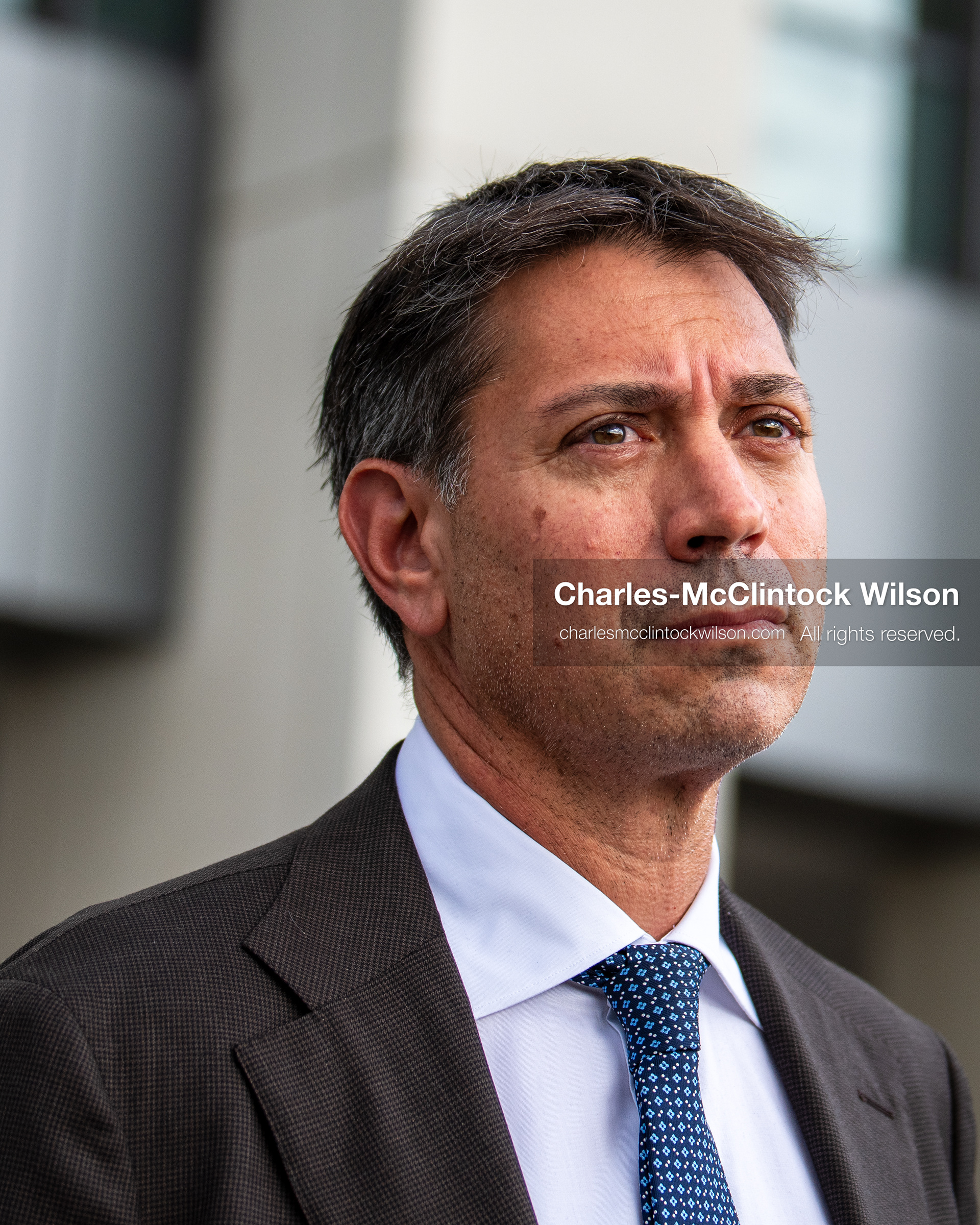 July 9, 2026, Provo, Utah, USA: JEFFREY NEIMAN, an attorney representing the Kirk family, leaves the Fourth District Court in Provo, Utah, following the fourth day of the preliminary hearing in the Tyler Robinson case. (Credit Image: © Charles-McClintock Wilson/ZUMA Press Wire)