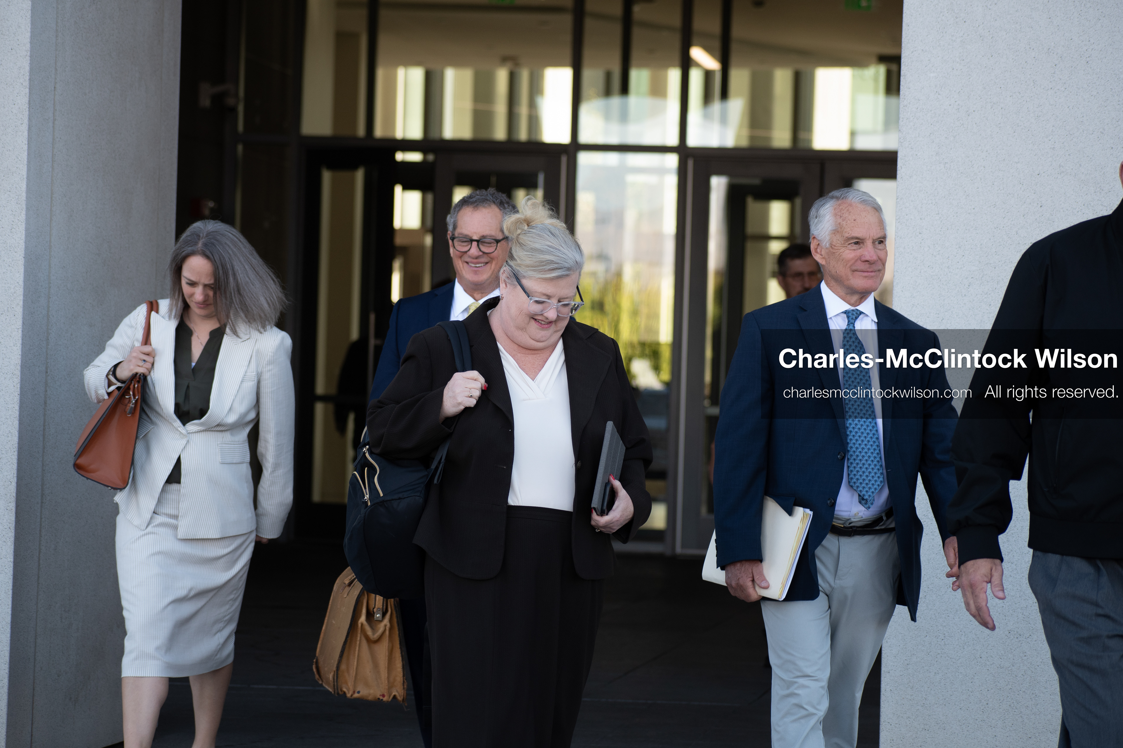 SEPTEMBER 29, 2025 — PROVO, UTAH, USA: Kathryn Nester, attorney for Tyler Robinson, walks outside the Utah County Court ahead of a waiver hearing. Robinson, charged with aggravated murder in the September 10 shooting death of conservative activist Charlie Kirk at Utah Valley University, appeared virtually for the proceedings. (Credit Image: © Charles‑McClintock Wilson / ZUMA Press Wire)