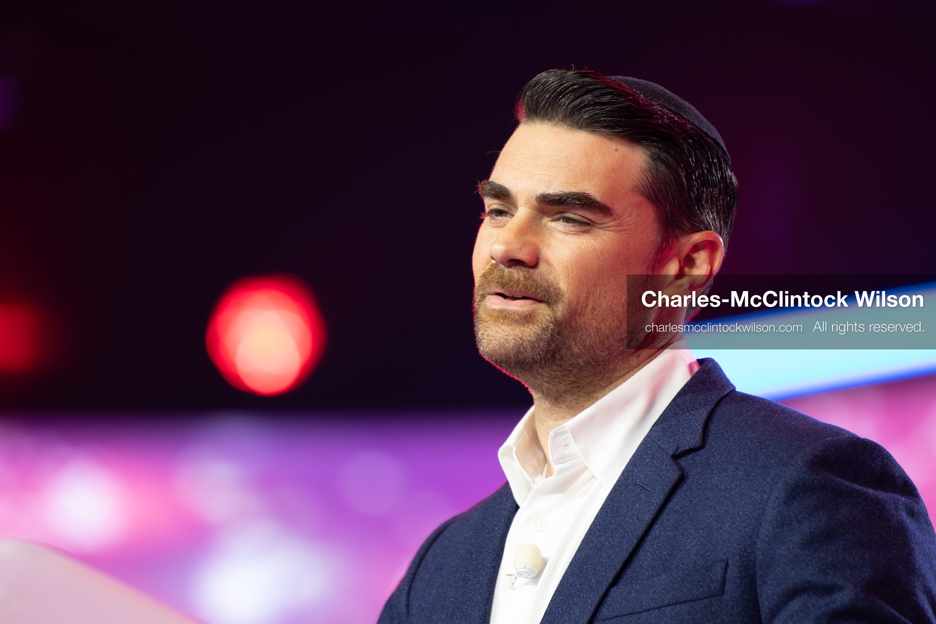 December 18, 2025, Phoenix, Arizona, USA: Ben Shapiro speaks during Day One of Turning Point USA’s AmericaFest 2025 at the Phoenix Convention Center in Phoenix, Arizona.   (Credit Image: © Charles‑McClintock Wilson/ZUMA Press Wire)