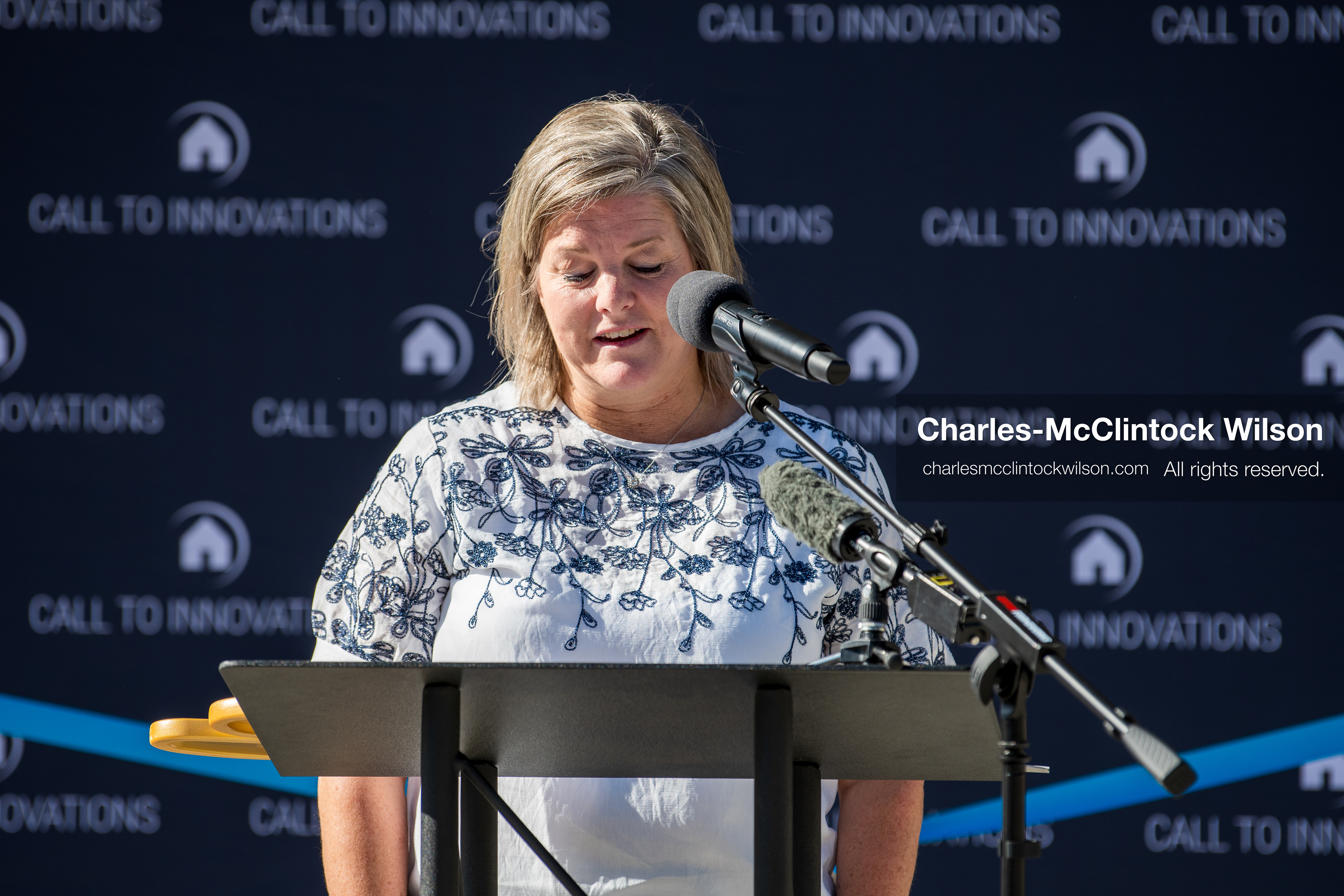 May 28, 2026, Lehi, Utah, USA: HEATHER TUCKER, director of the Lehi Literacy Center, speaks during the opening of Innovation Park at Holbrook Farms and the Lehi Rippy Literacy Center on May 28 2026 in Lehi Utah. (Credit Image: © Charles-McClintock Wilson/ZUMA Press Wire)