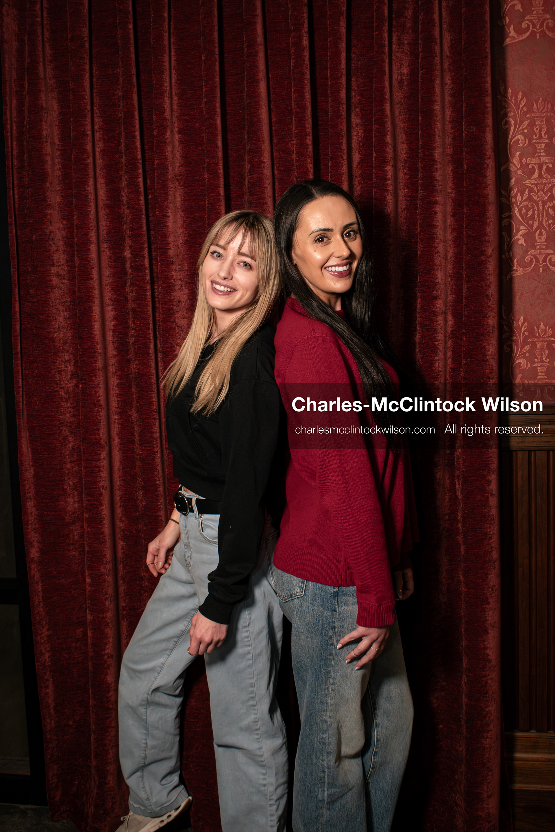 November 22, 2025 – Salt Lake City, Utah, USA: Billie Webb and Brandi Siciliani pose for a photo following the recording of an episode of The Brandi & Billie Show. The independently produced podcast is known for its long-form commentary on politics, culture, and major world events. (Credit Image: © Charles‑McClintock Wilson)