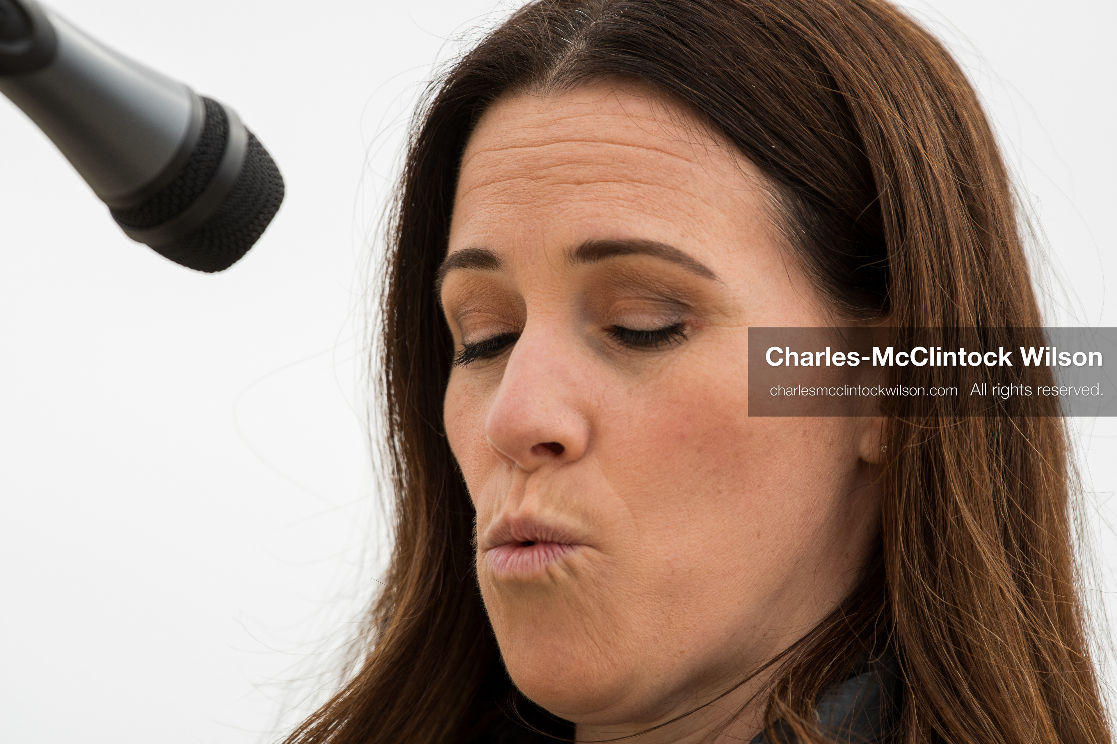 February 28, 2026, Salt Lake City, Utah, USA: STEPHANIE PITCHER, Utah state senator and a Democrat from Utah, speaks during the Stand With Ukraine rally at the Utah State Capitol. The event marked the four year anniversary of the full scale Russian invasion of Ukraine and brought community members together in support of Ukrainians and local humanitarian efforts. (Credit Image: © Charles McClintock Wilson/ZUMA Press Wire)