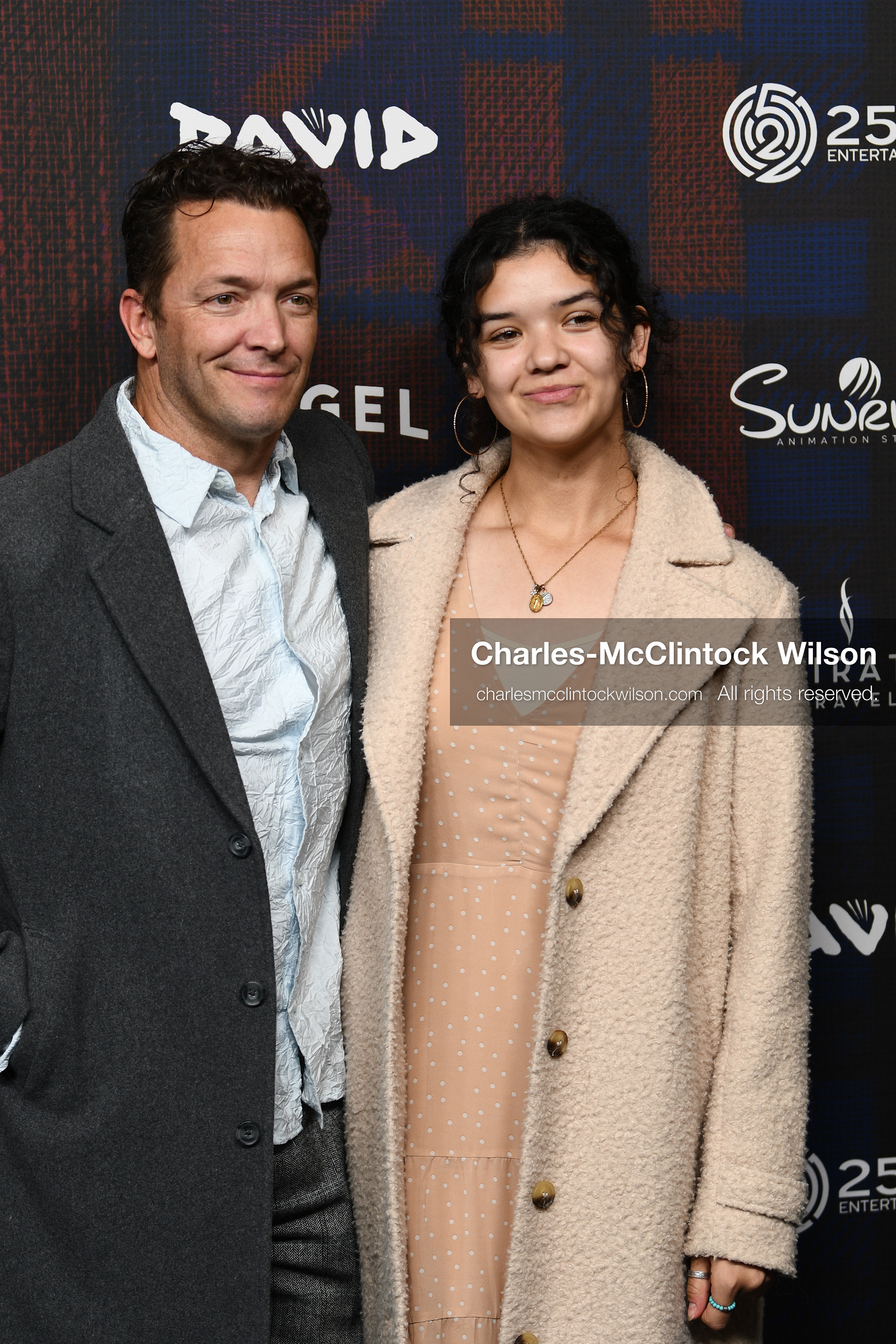 December 8, 2025, Lehi, Utah, USA: JASE BENNETT and RYKEL BENNETT attend the world premiere of DAVID at Megaplex Theatres Thanksgiving Point in Lehi, Utah, USA. (Credit Image: © Charles-McClintock Wilson/ZUMA Press Wire)