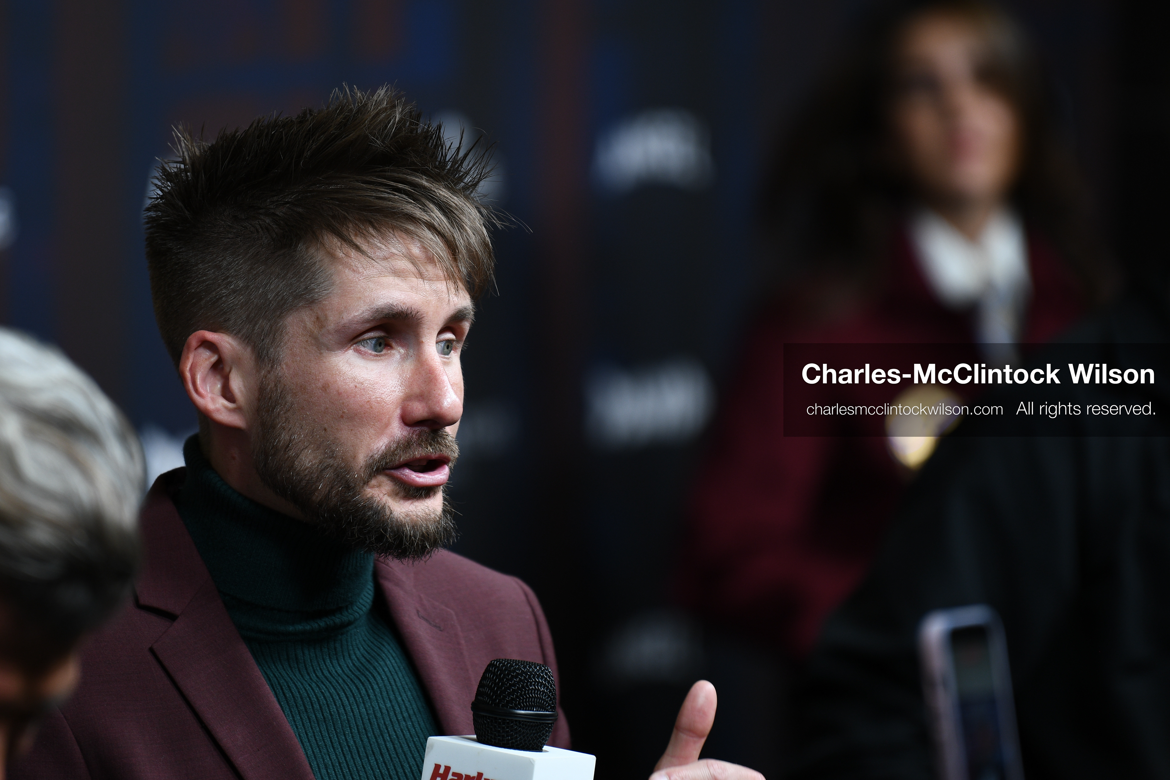 December 8, 2025, Lehi, Utah, USA: DAVID HELLING, filmmaker known for His Only Son, attends the world premiere of DAVID at Megaplex Theatres Thanksgiving Point. in Lehi, Utah, USA. (Credit Image: © Charles-McClintock Wilson/ZUMA Press Wire)