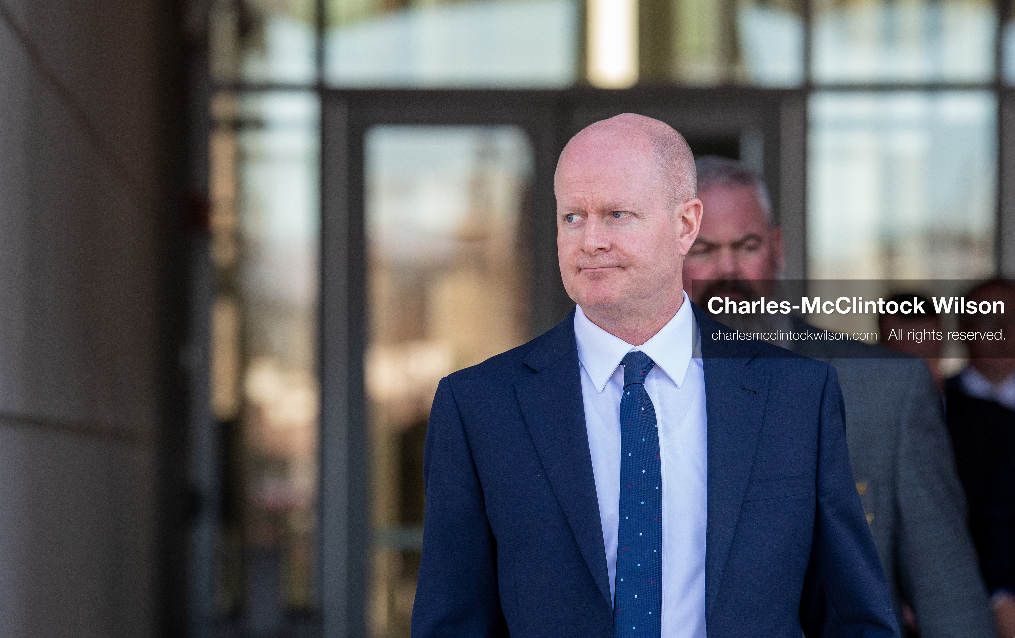March 13, 2026, Provo, Utah, USA: Deputy Utah County Attorney CHAD GRUNANDER leaves the Fourth District Court in Provo, Utah, on March 13, 2026, following a hearing on media access in the Tyler Robinson case involving the death of American political activist Charlie Kirk. (Credit Image: © Charles-McClintock Wilson/ZUMA Press Wire)