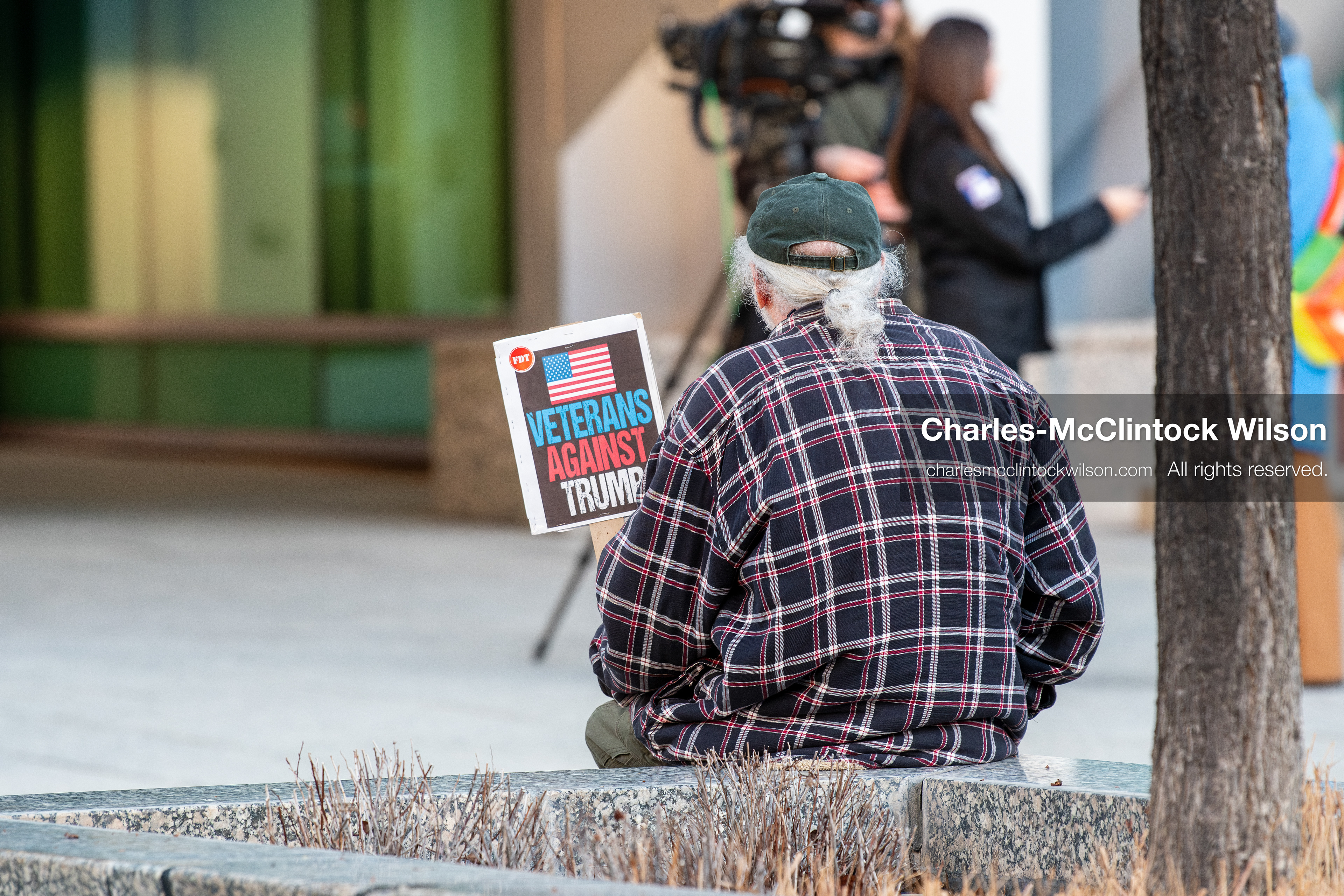 January 5, 2026, Salt Lake City, Utah, USA: A demonstrator holds a sign during a protest outside the Wallace Federal Building in Salt Lake City, Utah. The rally, organized by Salt Lake Indivisible, called for congressional limits on presidential war powers following recent US military actions in Venezuela involving the government of Nicolas Maduro. (Credit Image: (c) Charles‑McClintock Wilson/ZUMA Press Wire)