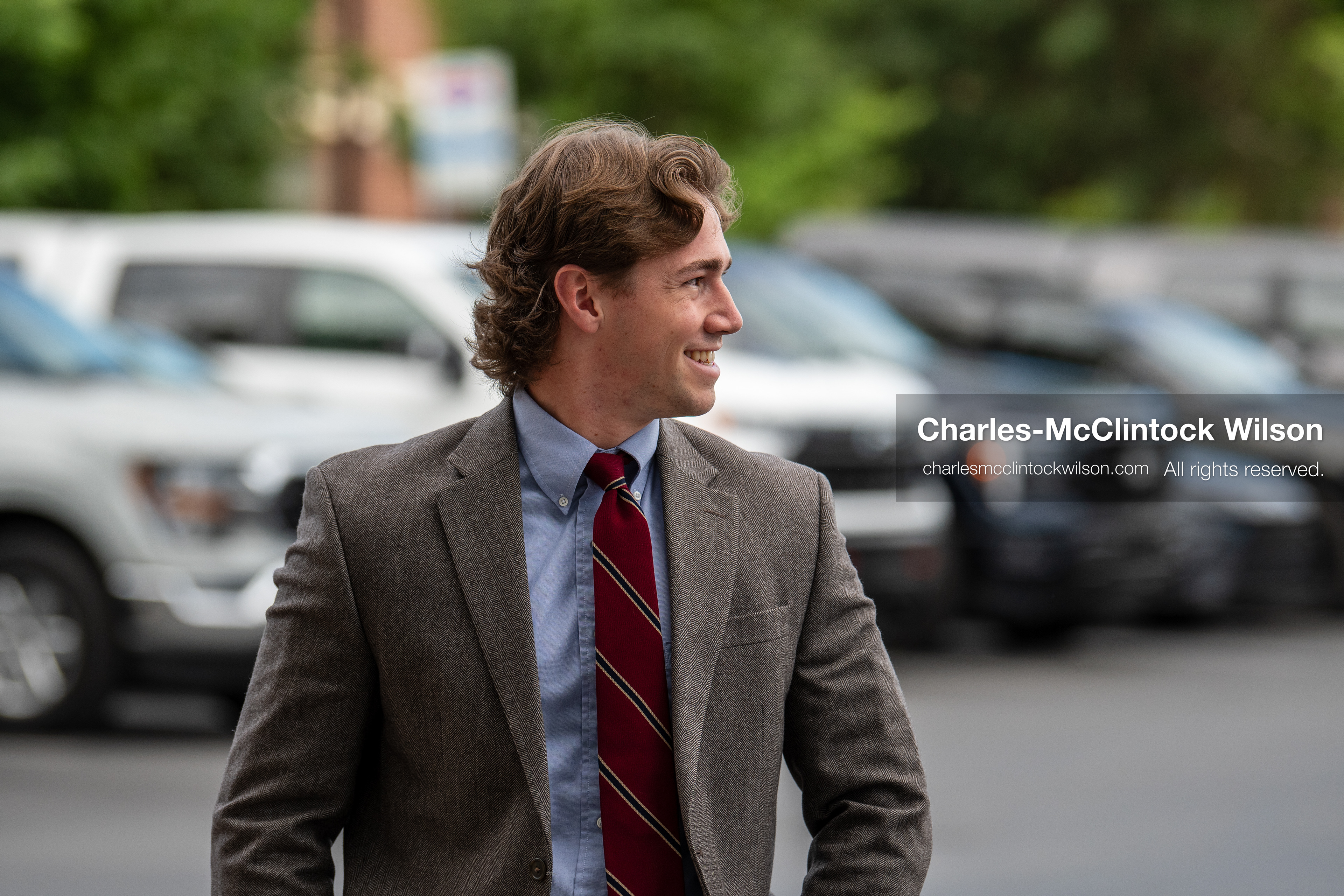 July 10, 2026, Provo, Utah, USA: KAI SCHWEMMER, a conservative activist and political director with College Republicans of America, arrives at the Fourth District Court in Provo, Utah, during the fifth day of the preliminary hearing in the Tyler Robinson case. (Credit Image: © Charles-McClintock Wilson/ZUMA Press Wire)
