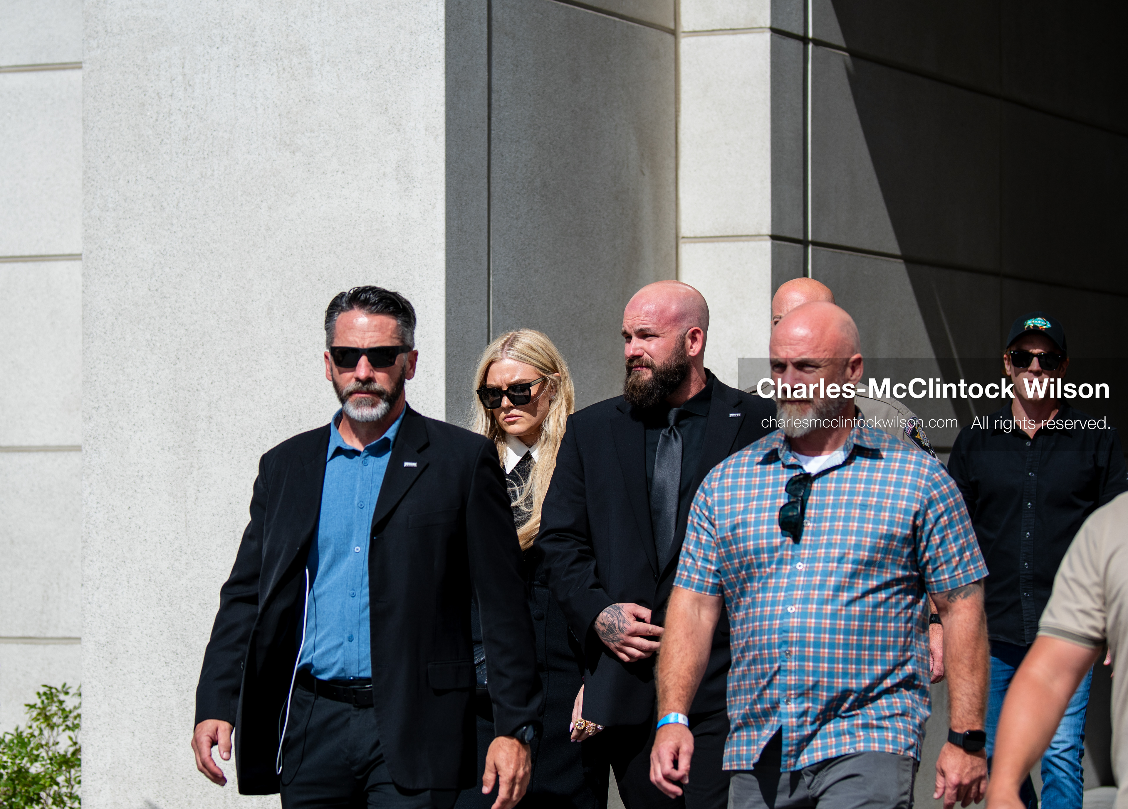  July 6, 2026, Provo, Utah, USA: ERIKA KIRK, CEO of Turning Point USA and widow of conservative activist Charlie Kirk, leaves the Fourth District Court in Provo following the preliminary hearing in the Tyler Robinson case. The hearing will determine whether prosecutors have established probable cause for the case to proceed. (Credit Image: © Charles-McClintock Wilson/ZUMA Press Wire)