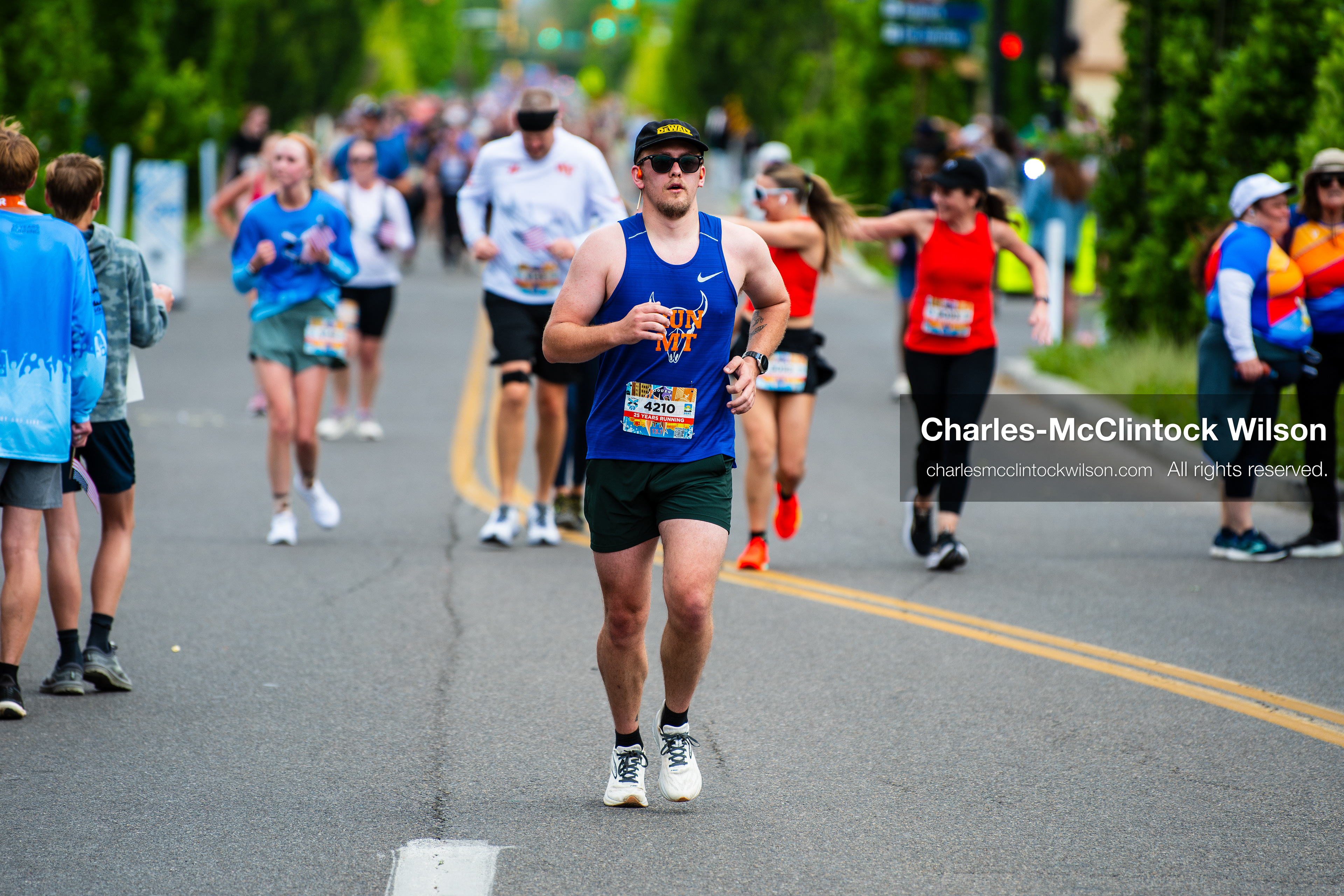 May 16, 2026, Ogden, Utah, USA: Runners make their way along the course during the 25th Annual America First Ogden Marathon in Ogden, Utah, on Saturday, May 16, 2026. The event drew thousands of participants and spectators for the milestone 25th running of the marathon. (Credit Image: © Charles-McClintock Wilson/ZUMA Press Wire)