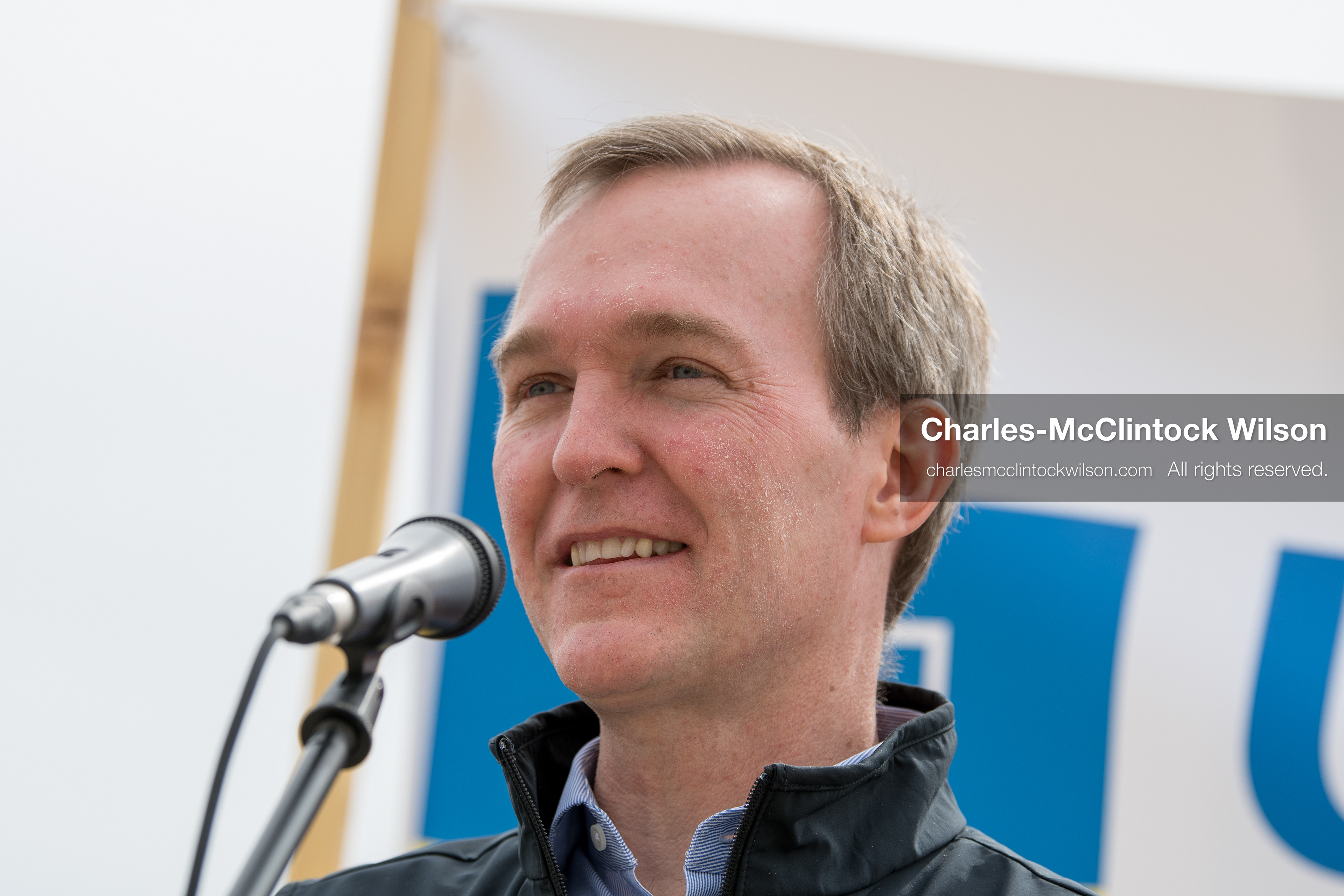  February 28, 2026, Salt Lake City, Utah, USA: Former U.S. Rep BEN MCADAMS, a Democrat from Utah and a 2026 congressional candidate, speaks during the Stand With Ukraine rally at the Utah State Capitol. The event marked the four year anniversary of the full scale Russian invasion of Ukraine and drew community members showing support for Ukrainians and local humanitarian efforts. (Credit Image: © Charles McClintock Wilson/ZUMA Press Wire)