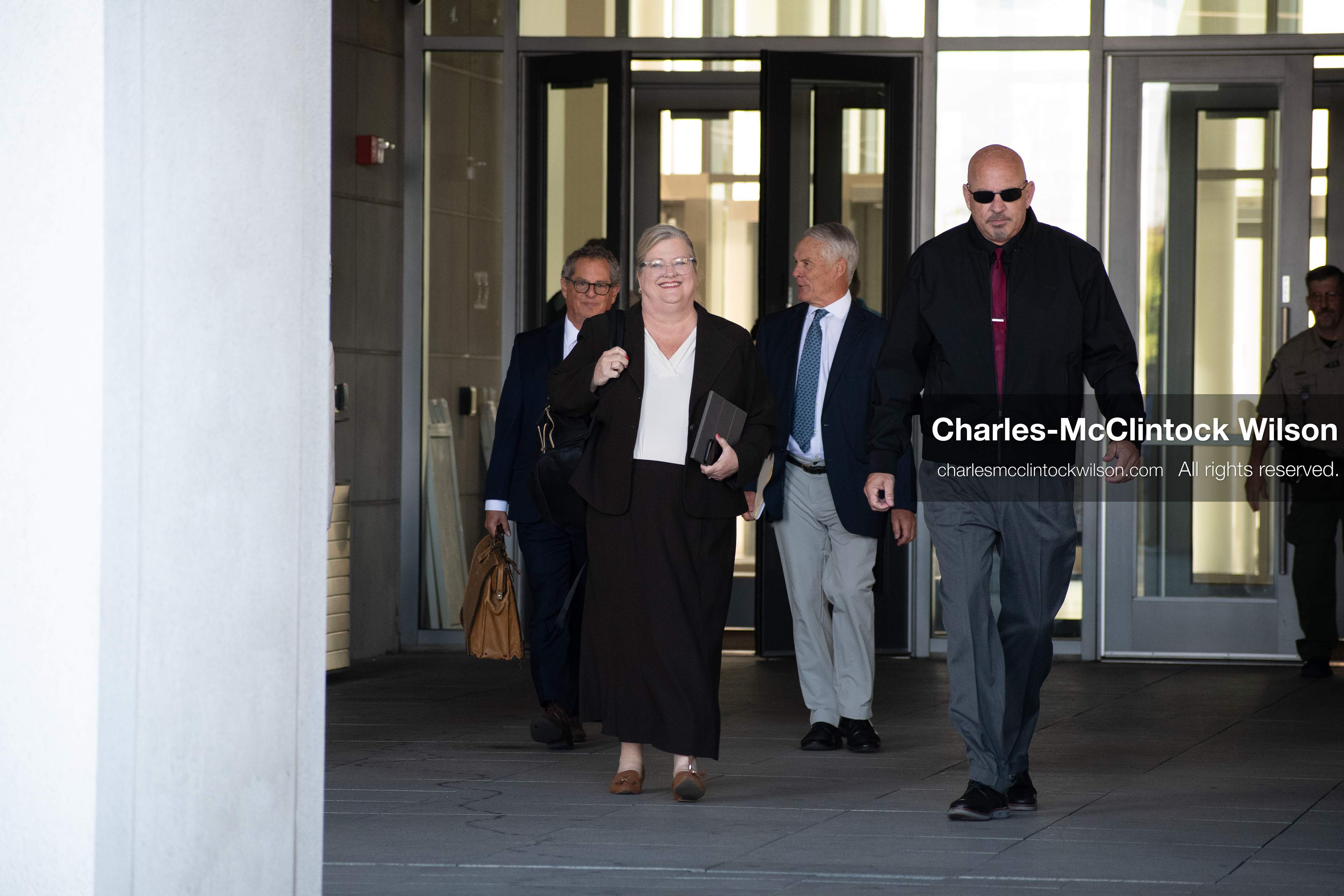 SEPTEMBER 29, 2025 — PROVO, UTAH, USA: Kathryn Nester, attorney for Tyler Robinson, walks outside the Utah County Court ahead of a waiver hearing. Robinson, charged with aggravated murder in the September 10 shooting death of conservative activist Charlie Kirk at Utah Valley University, appeared virtually for the proceedings. (Credit Image: © Charles‑McClintock Wilson / ZUMA Press Wire)