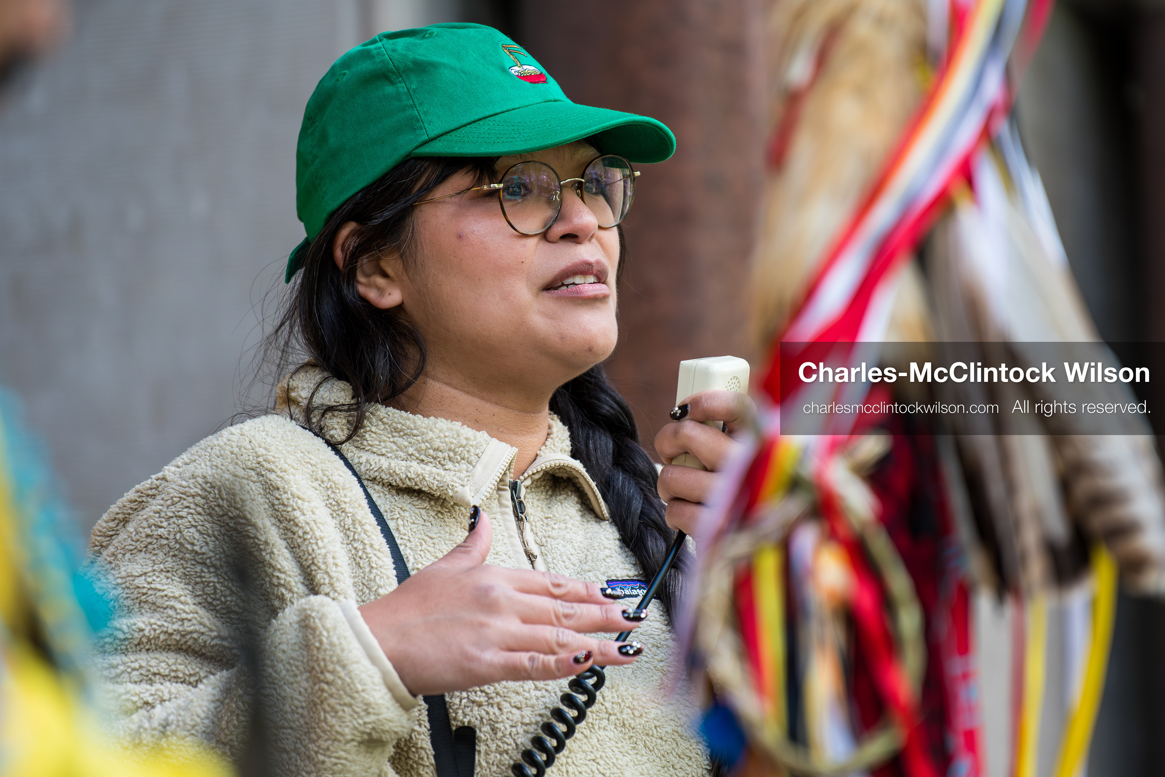 April 22, 2026, Salt Lake City, Utah, USA: A participant speaks during an Earth Day event hosted by Sunrise University of Utah at the Salt Lake City and County Building. The gathering brought together students, community members, and speakers to highlight sustainability issues affecting Utah. (Credit Image: © Charles-McClintock Wilson/ZUMA Press Wire)