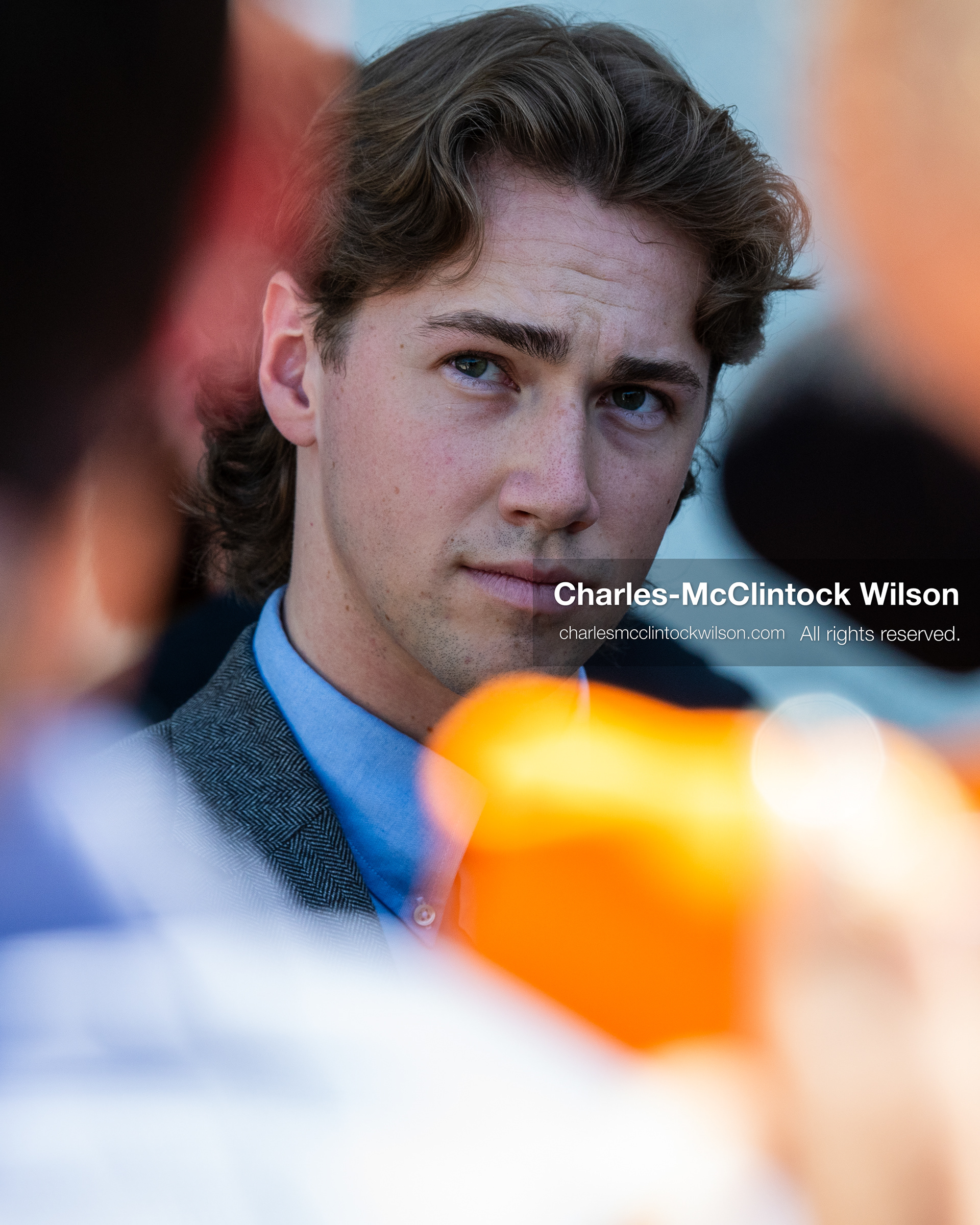  July 10, 2026, Provo, Utah, USA: KAI SCHWEMMER listens to questions from reporters outside the Fourth District Court in Provo, Utah, on the final day of the preliminary hearing in the Tyler Robinson case. (Credit Image: © Charles-McClintock Wilson/ZUMA Press Wire)