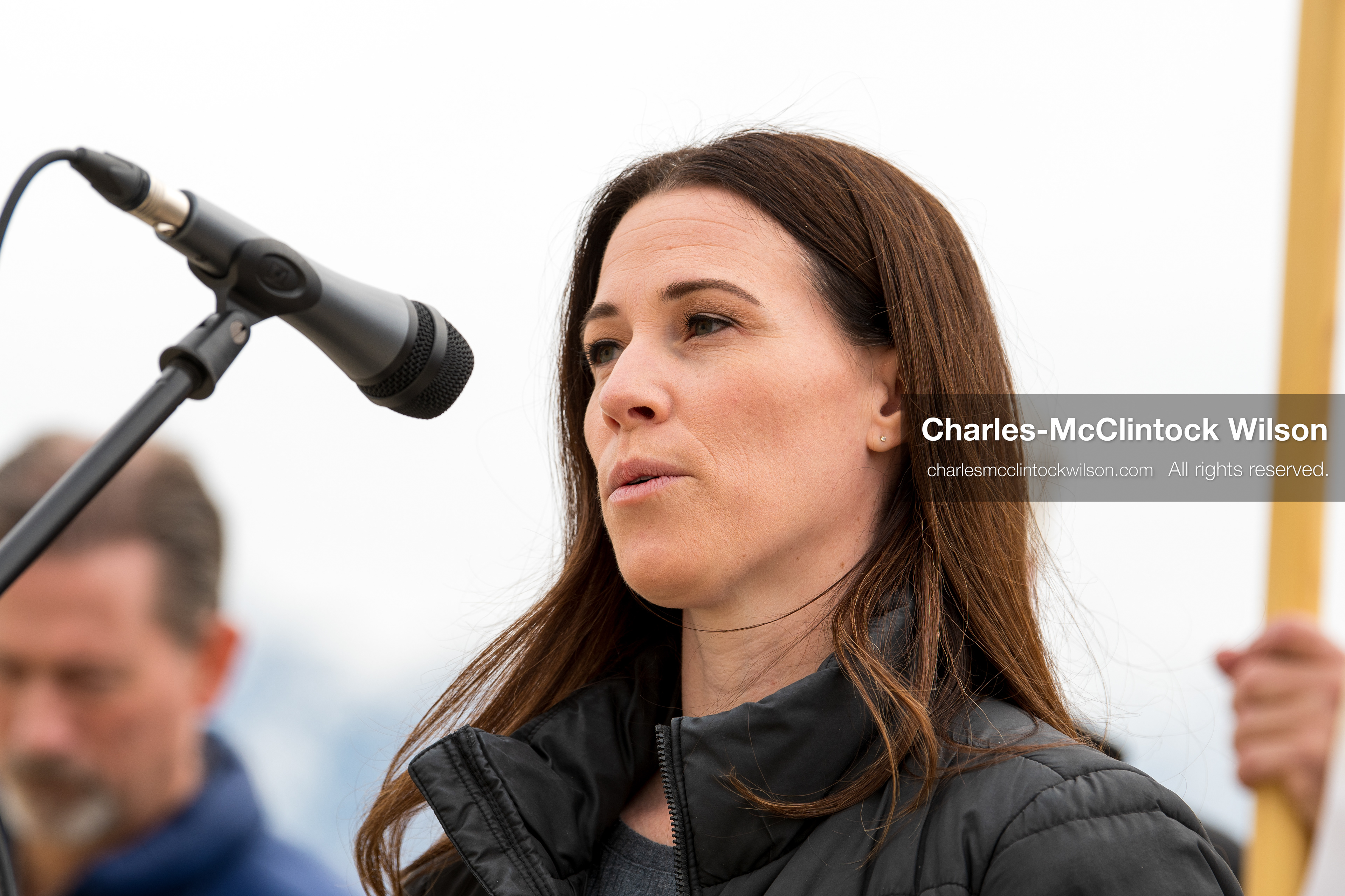February 28, 2026, Salt Lake City, Utah, USA: STEPHANIE PITCHER, Utah state senator and a Democrat from Utah, speaks during the Stand With Ukraine rally at the Utah State Capitol. The event marked the four year anniversary of the full scale Russian invasion of Ukraine and brought community members together in support of Ukrainians and local humanitarian efforts. (Credit Image: © Charles McClintock Wilson/ZUMA Press Wire)