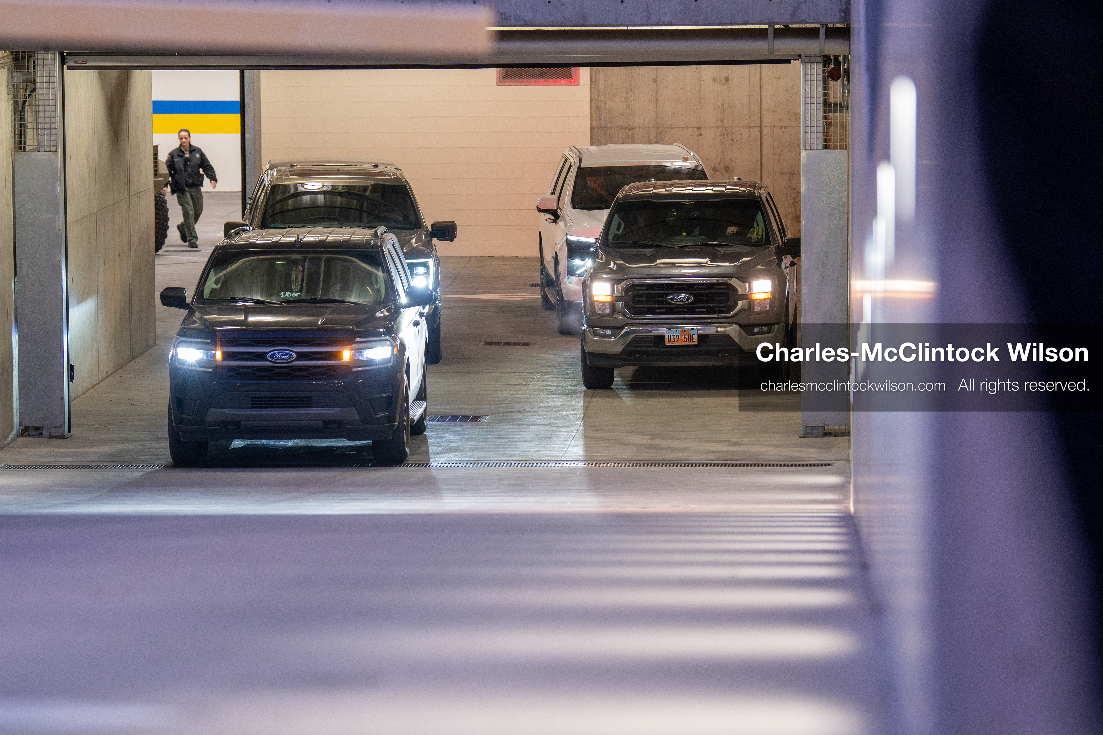 January 16, 2026, Provo, Utah, USA: A law enforcement armored vehicle leaves the Fourth Judicial District Courthouse in Provo, Utah, carrying Tyler Robinson after his court appearance on January 16, 2026. Robinson is the alleged killer of US conservative figure Charlie Kirk, who was fatally shot during an event at Utah Valley University. (Credit Image: © Charles-McClintock Wilson/ZUMA Press Wire)