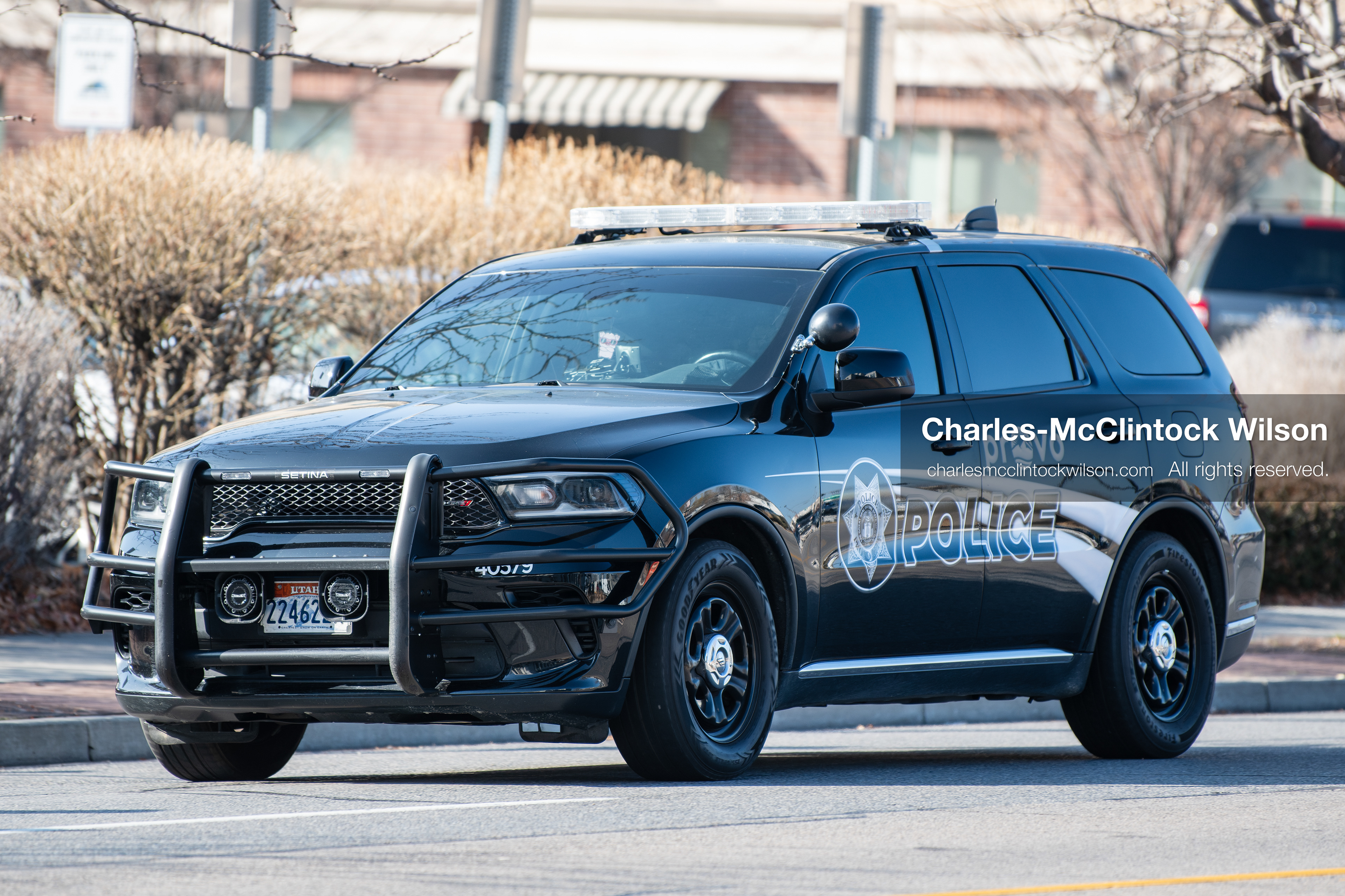 January 16, 2026, Provo, Utah, USA: A Provo Police Department vehicle is seen near the Fourth Judicial District Courthouse in Provo, Utah, during the January 16, 2026, court hearing for Tyler Robinson. Robinson is the alleged killer of US conservative figure Charlie Kirk, who was fatally shot during an event at Utah Valley University. (Credit Image: © Charles-McClintock Wilson/ZUMA Press Wire)