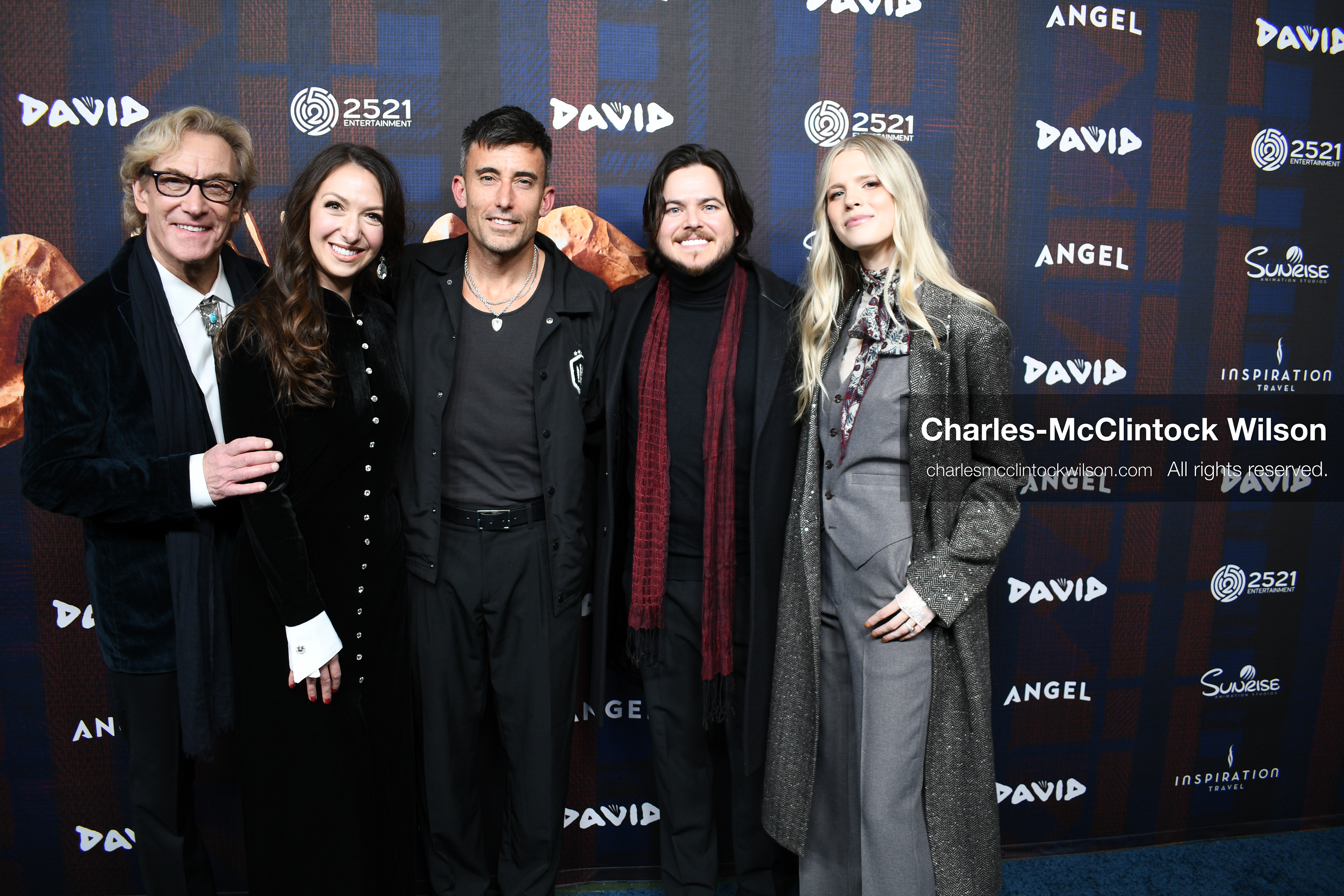 December 8, 2025, Lehi, Utah, USA: Cast and crew attend the world premiere of ''David'' at Megaplex Theatres Thanksgiving Point in Lehi, Utah, USA. (Credit Image: © Charles-McClintock Wilson/ZUMA Press Wire)